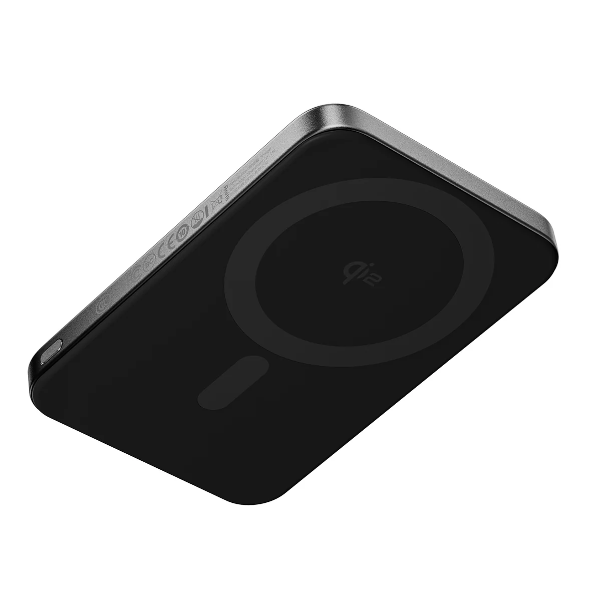 Sharge AeroMag 5K Qi2 Magnetic Ultra-Slim & Lightweight Power Bank w/ Graphene Cooling 5000mAh 15W (Black) (M4) - Image 6