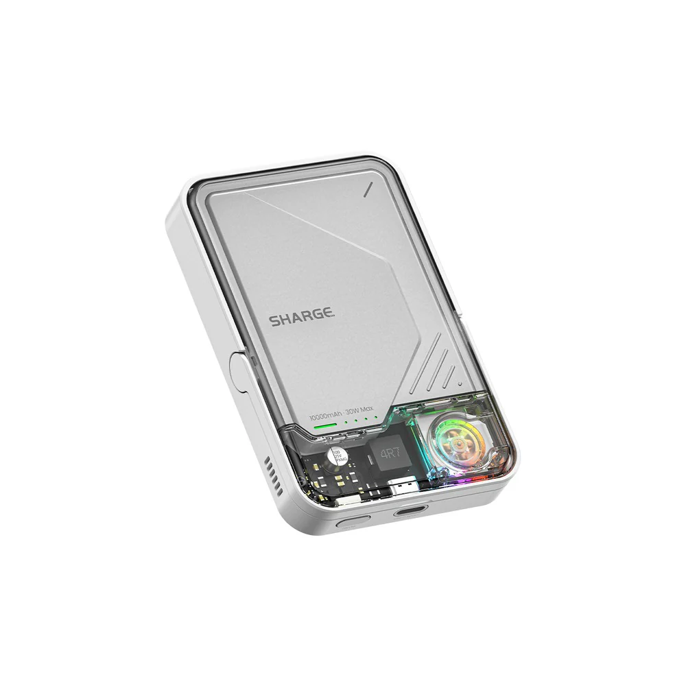 Sharge ICEMAG 2 Power Bank Wireless Charging 10000mAh 30W with Active Cooling (M2) - Image 2