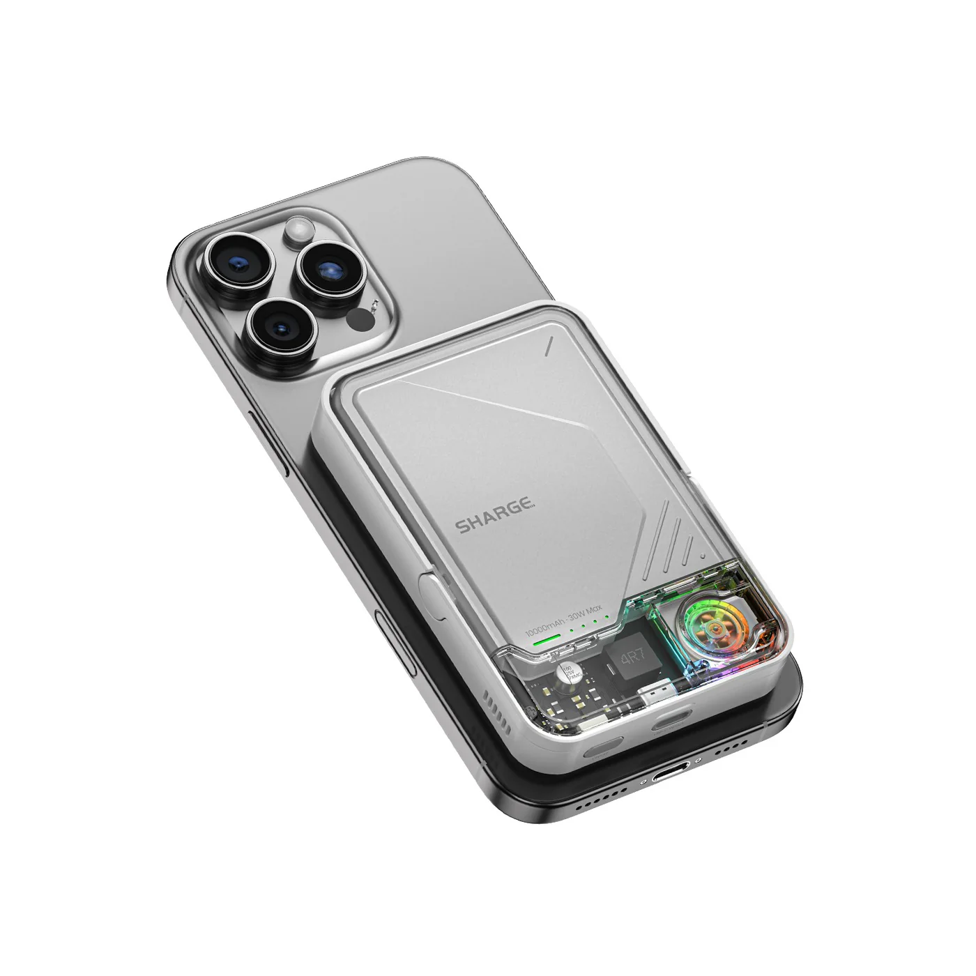 Sharge ICEMAG 2 Power Bank Wireless Charging 10000mAh 30W with Active Cooling (M2) - Image 4