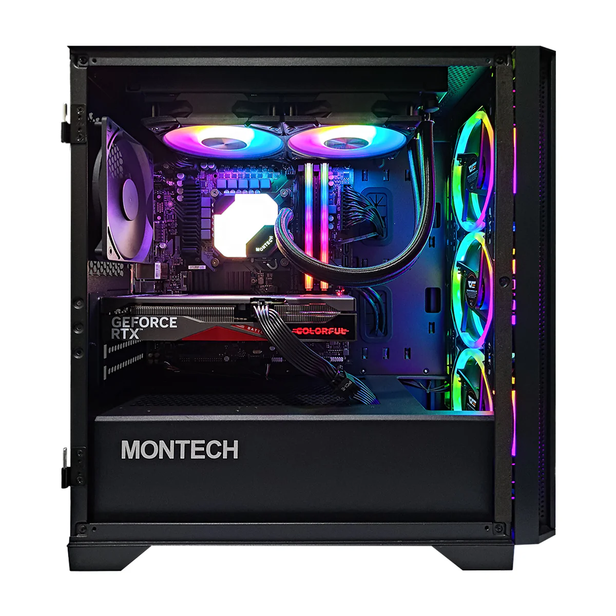 Sigma Air 100 Black Desktop Gaming PC | Intel i5 14400F | 16GB RAM | 1TB SSD | RTX 4060 Ti | Windows 11 Pro - Image 2