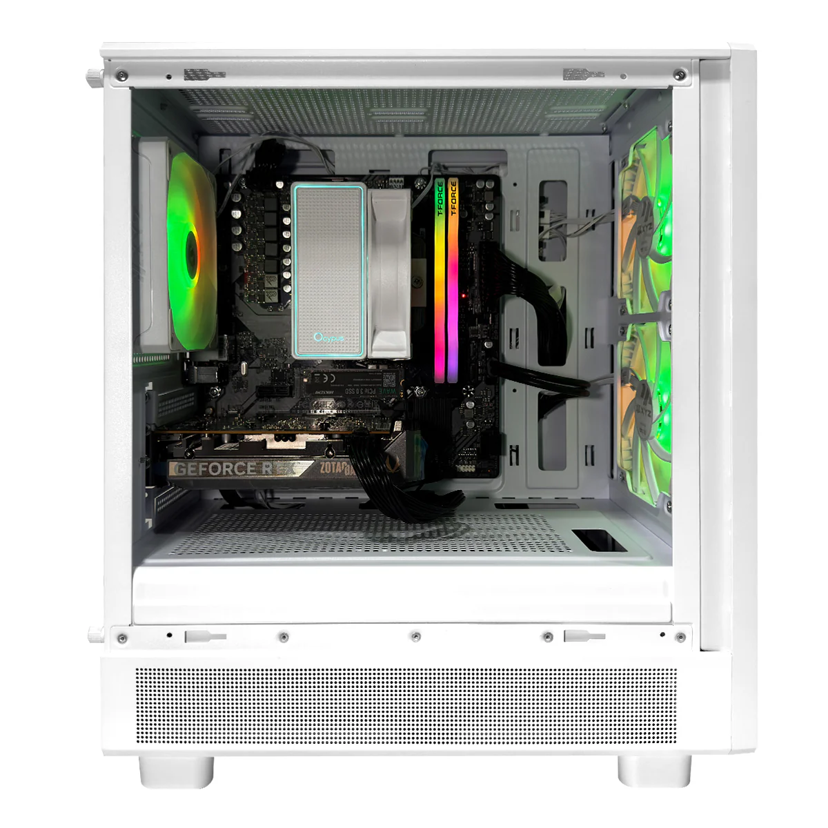 Sigma Atom White Desktop Gaming PC | AMD Ryzen 5 7400 | 16GB (2x8GB) RAM | 1TB SSD | RTX 5050 | Windows 11 Pro - Image 2