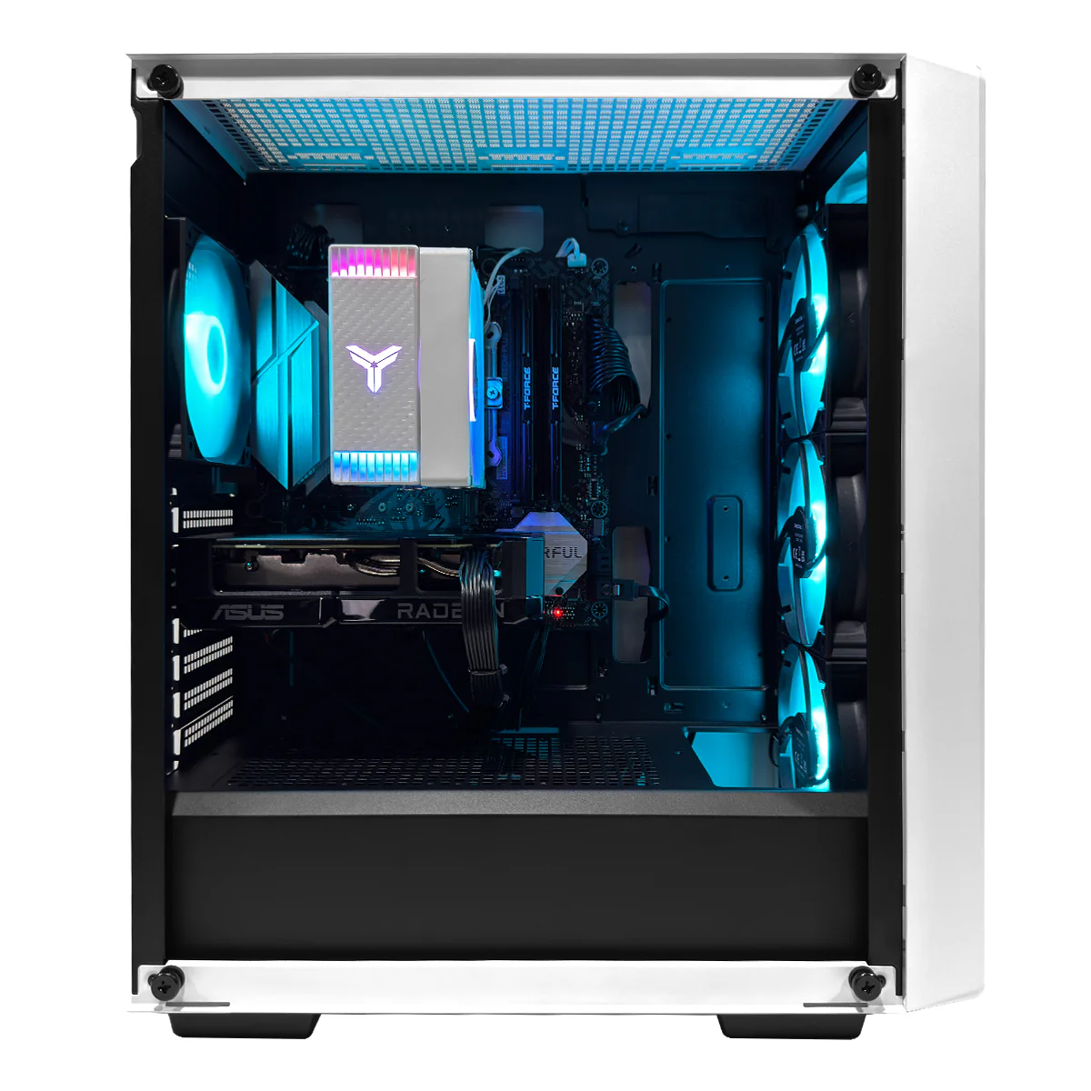 Sigma CC560 V2 White Desktop Gaming PC | AMD Ryzen 5 8400F | 16GB (2x8GB) RAM | 1TB SSD | RX 9060 XT (8GB) | Windows 11 Pro - Image 2