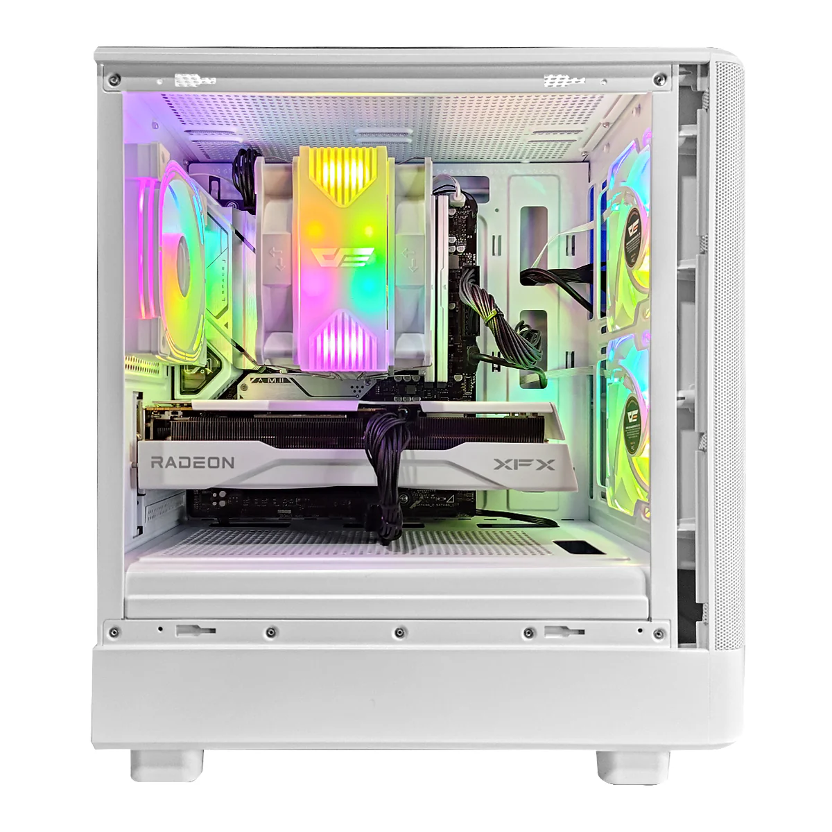 Sigma DB330M White Desktop Gaming PC | AMD Ryzen 7 8700F | 32GB RAM | 1TB SSD | with WiFi + Bluetooth | RX 9060 XT OC | Windows 11 Pro - Image 2