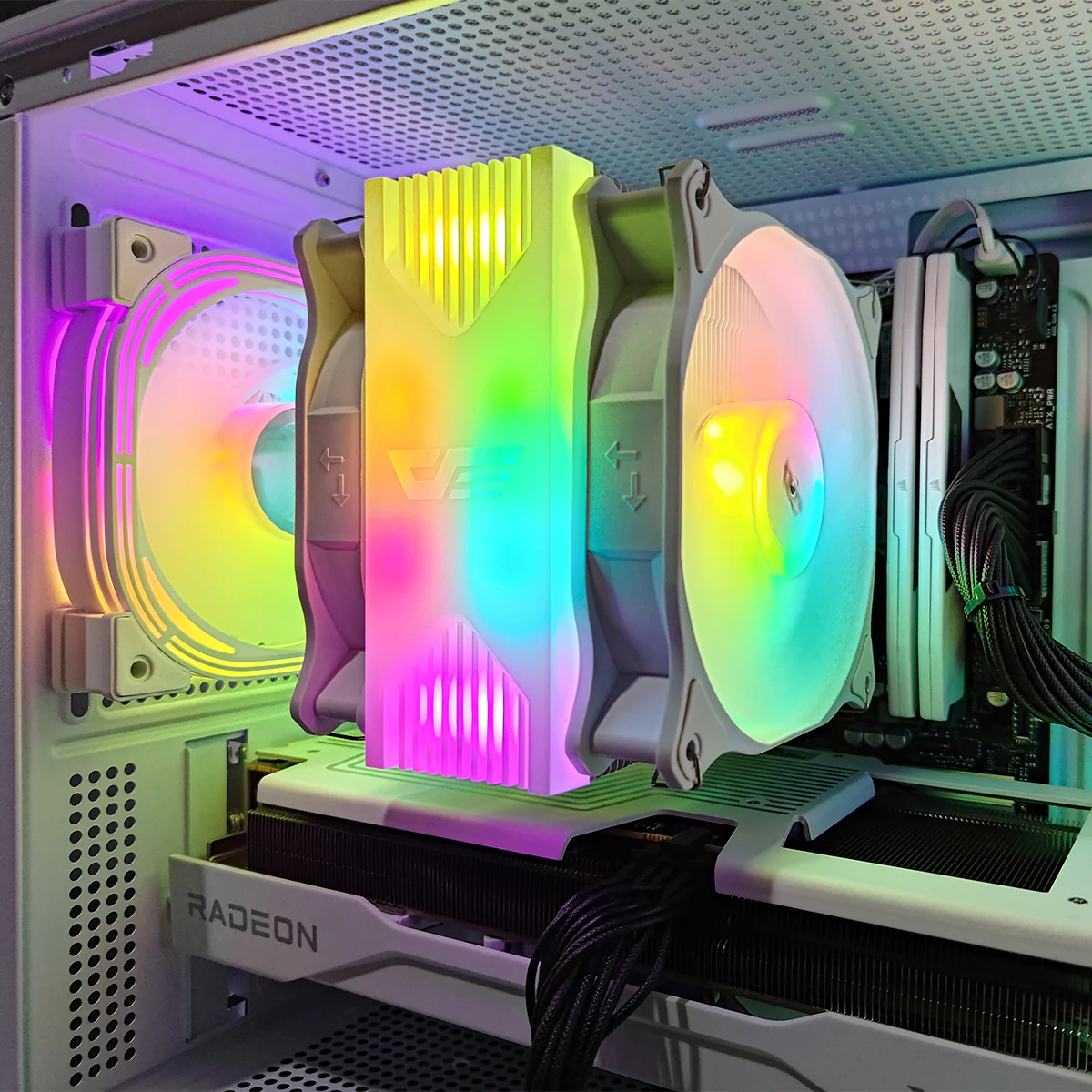 Sigma DB330M White Desktop Gaming PC | AMD Ryzen 7 8700F | 32GB RAM | 1TB SSD | with WiFi + Bluetooth | RX 9060 XT OC | Windows 11 Pro - Image 4
