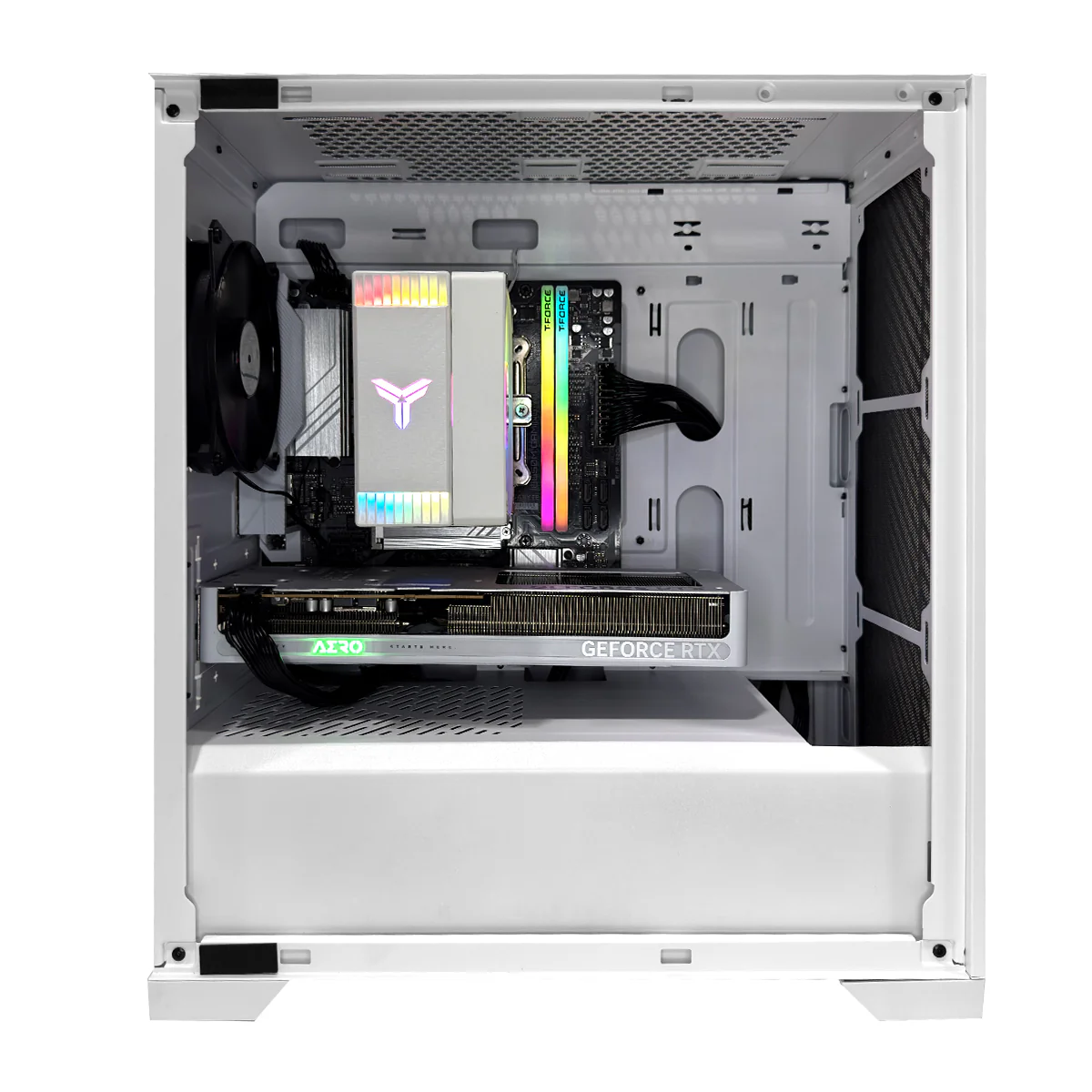 Sigma Elite 301 White Desktop Gaming PC | AMD Ryzen 5 8400F | 16GB RAM | 512GB SSD | RTX 5060 | Windows 11 Pro - Image 2