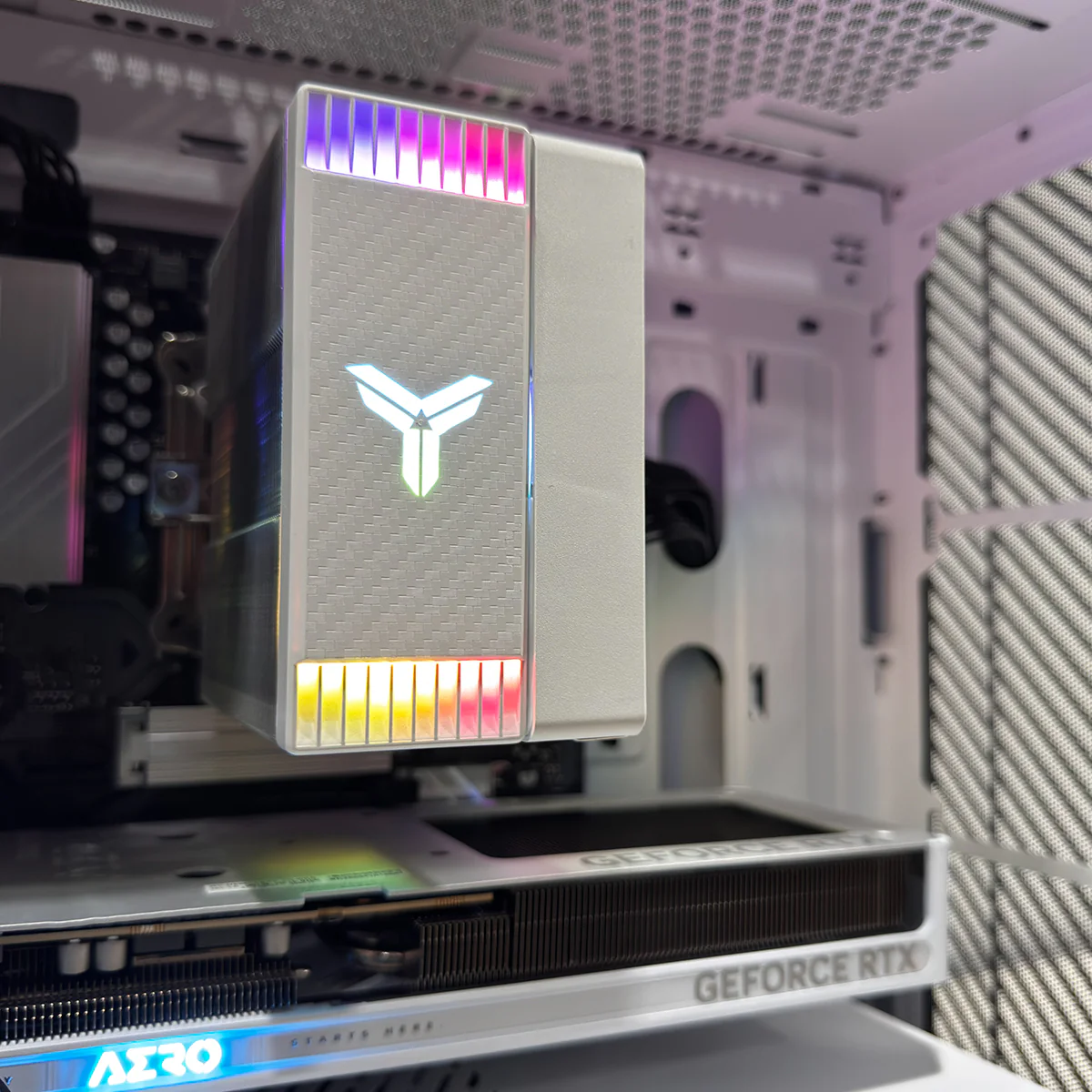 Sigma Elite 301 White Desktop Gaming PC | AMD Ryzen 5 8400F | 16GB RAM | 512GB SSD | RTX 5060 | Windows 11 Pro - Image 4