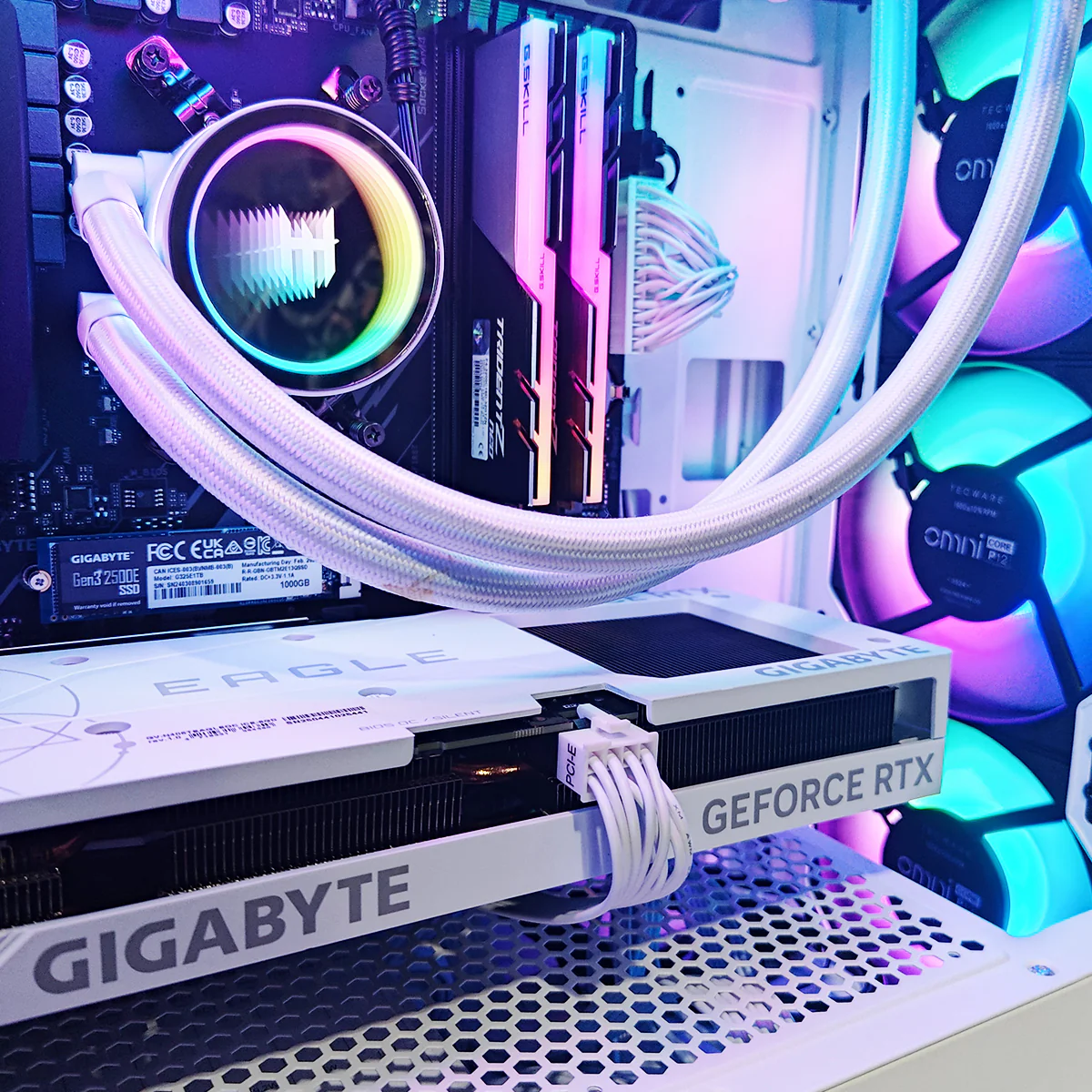 Sigma Omni Link White Desktop Gaming PC | AMD Ryzen 5 5600GT | 32GB RAM | 1TB SSD | RTX 4060 TI | Windows 11 Pro - Image 3