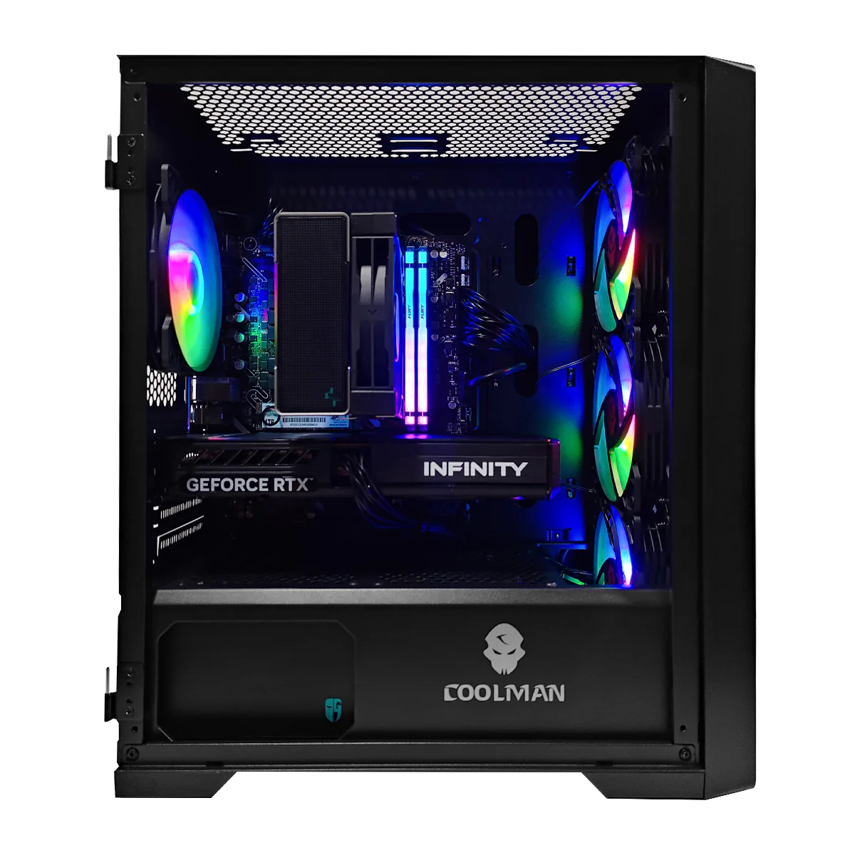 Sigma Ruby Black Desktop Gaming PC | Intel Core Ultra 5 245KF | 16GB RAM | 1TB SSD | RTX 5060 | Windows 11 Pro - Image 2