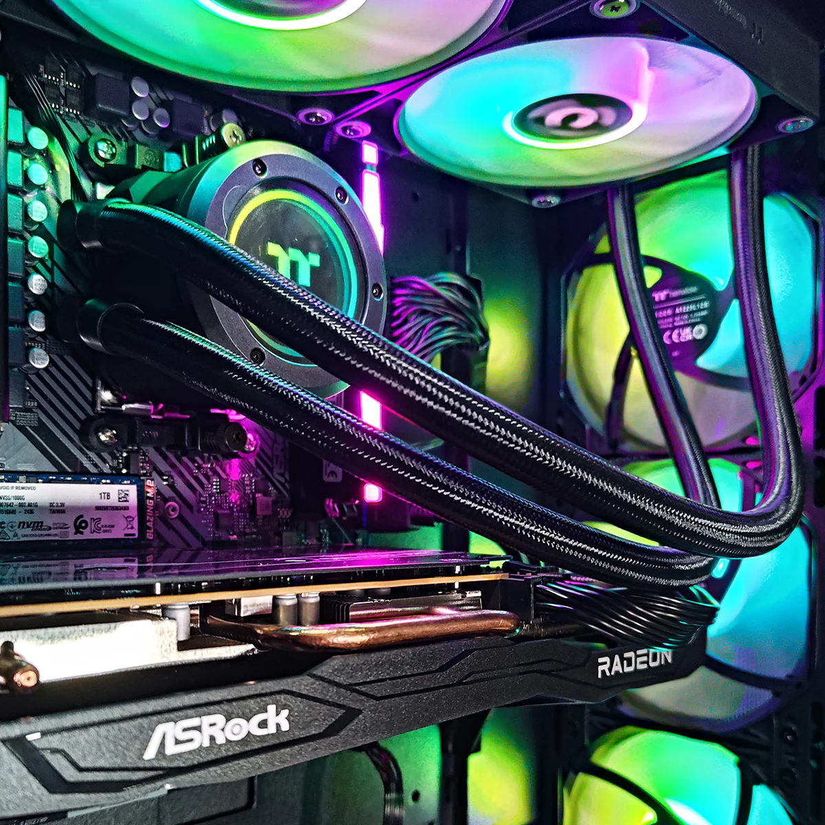 Sigma S200 TG Black Desktop Gaming PC | AMD Ryzen 5 7600 | 16GB RAM | 1TB SSD | RX 7600 | Windows 11 Pro - Image 3