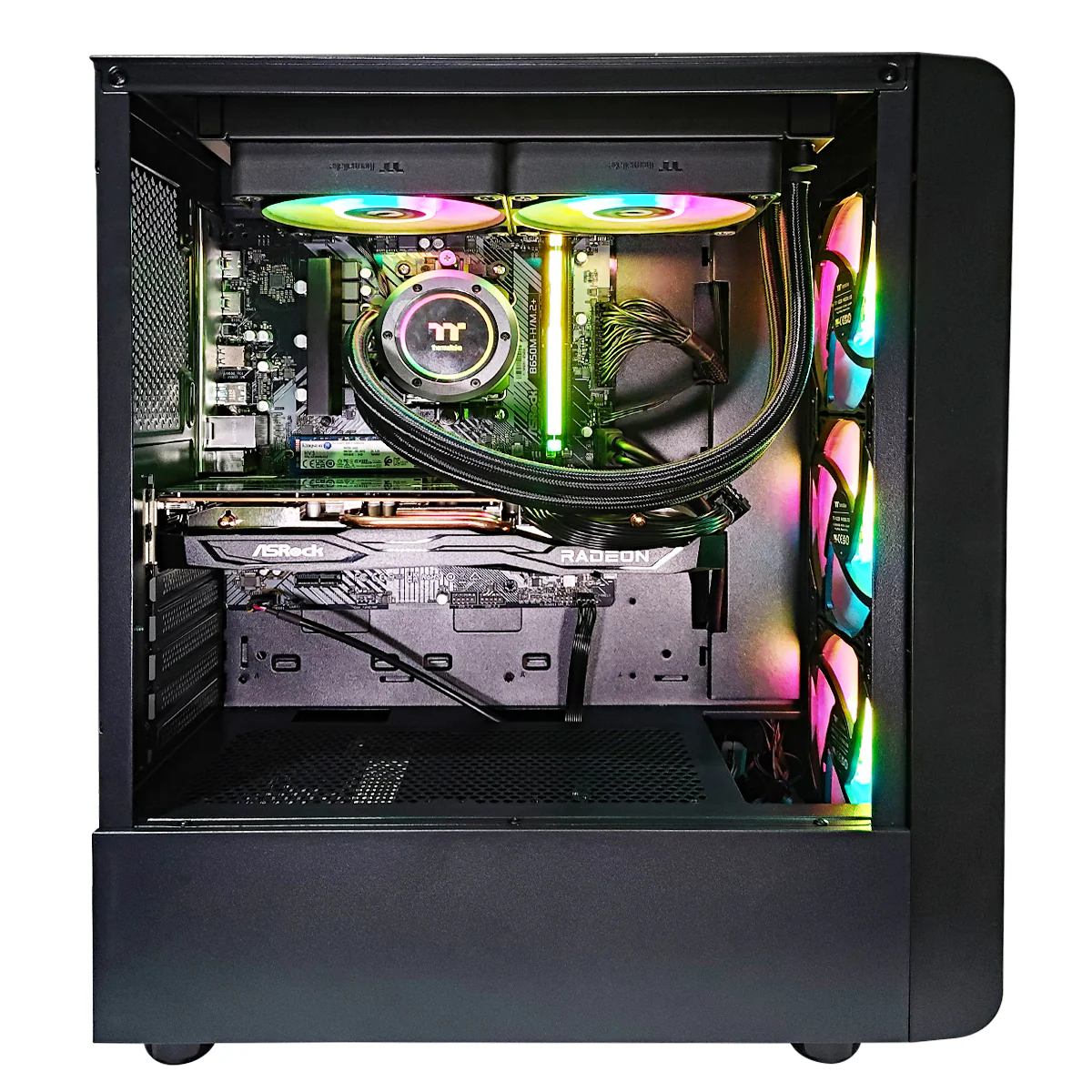 Sigma S200 TG Black Desktop Gaming PC | AMD Ryzen 5 7600 | 16GB RAM | 1TB SSD | RX 7600 | Windows 11 Pro - Image 5