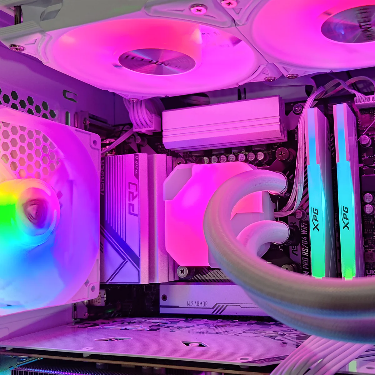 Sigma X3 White Desktop Gaming PC | Intel I5 14500 | 16GB RAM | 1TB SSD | RX 7600 | Windows 11 Pro - Image 4