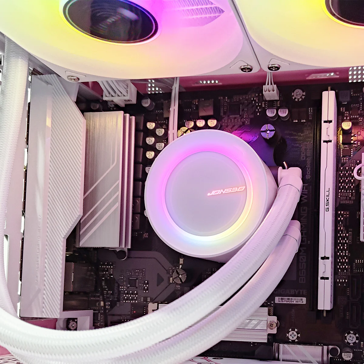 Sigma Z20 Pink/White Desktop Gaming PC | AMD Ryzen 5 7500F | 16GB RAM | 1TB SSD | RTX 5060 Ti OC | Windows 11 Pro - Image 4
