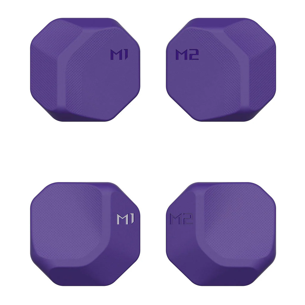 Skull & Co. Back Button Enhancement Set for ROG Ally X (4-pcs.) (Black, Galactic Purple, Neon Yellow, OD Green) - Image 8