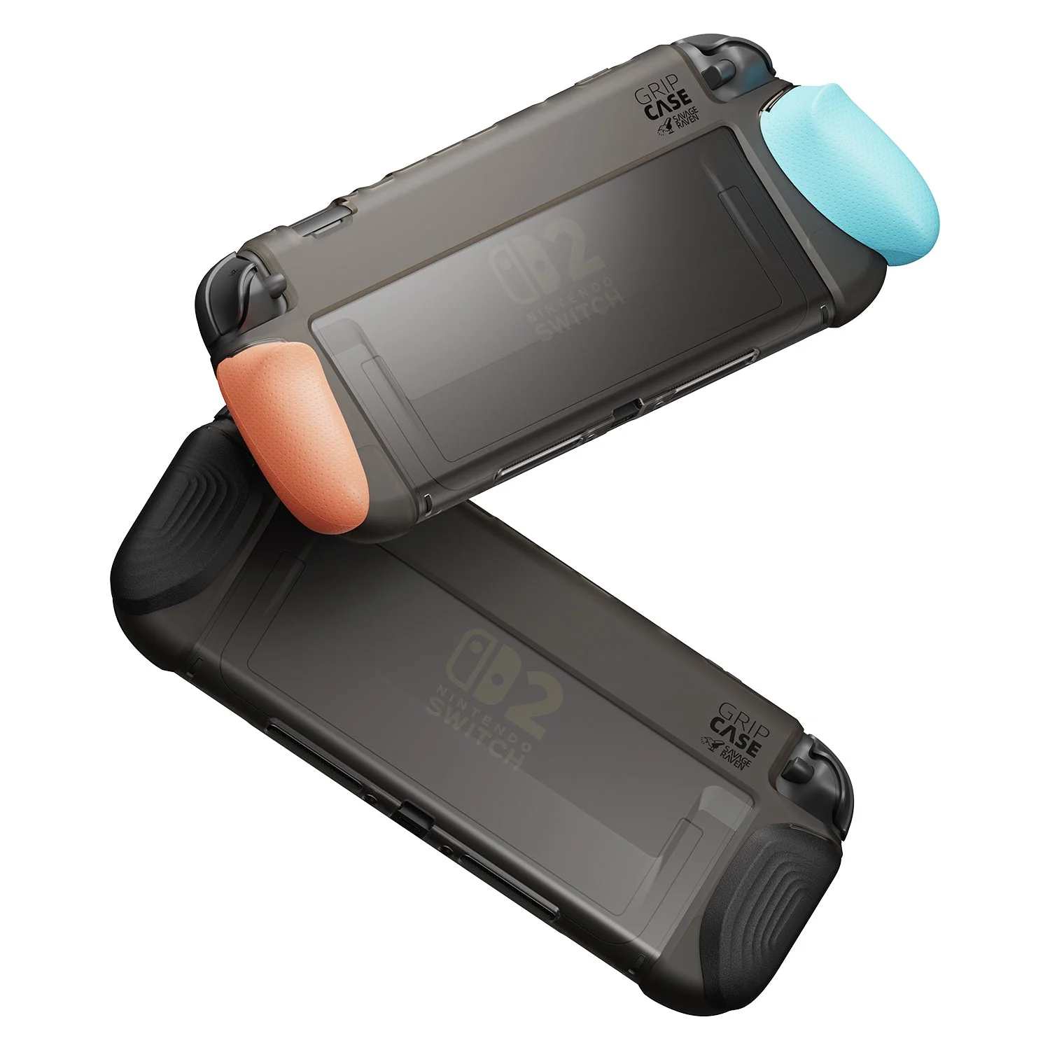 Skull & Co. Grip Case for Nintendo Switch 2 (Black, Neon Blue/Red, First Wave Edition, Tetris Limited Edition, Light Purple/Light Green, Light Purple/Light Green Limited Edition) - Image 2