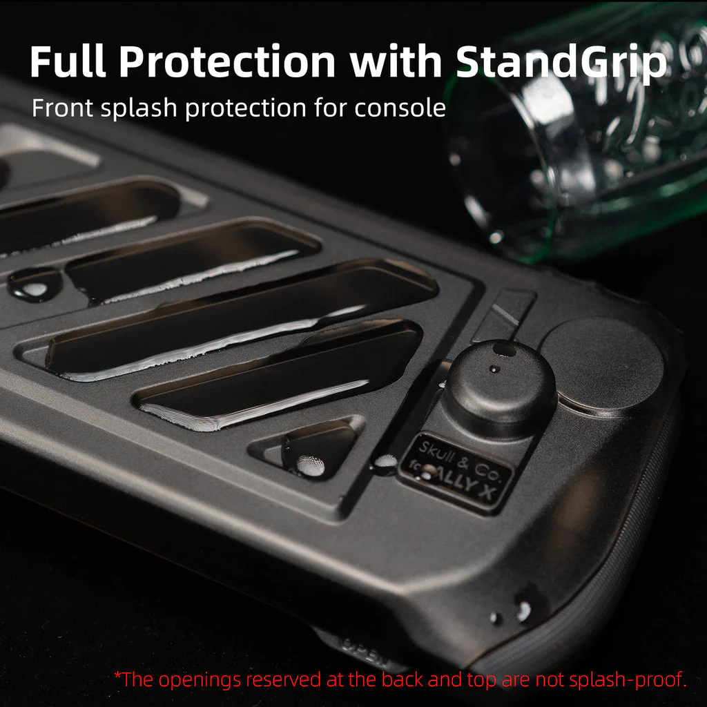 Skull & Co. HardShell Front Cover & Protective Case Bundle for ROG Ally X (Smoky Black) (ALXFCSET-SBK) - Image 8