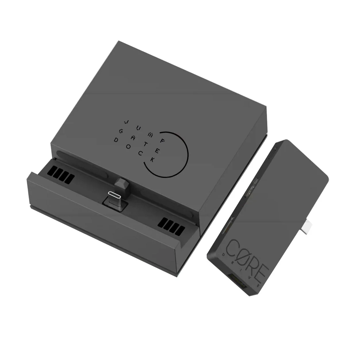 Skull & Co. Jump Gate Dock Pro for Nintendo Switch 2 / Nintendo Switch / Steam Deck & Other Gaming Handhelds / Laptop & Other Smart Devices (Black) (NS2JP-BK) - Image 3