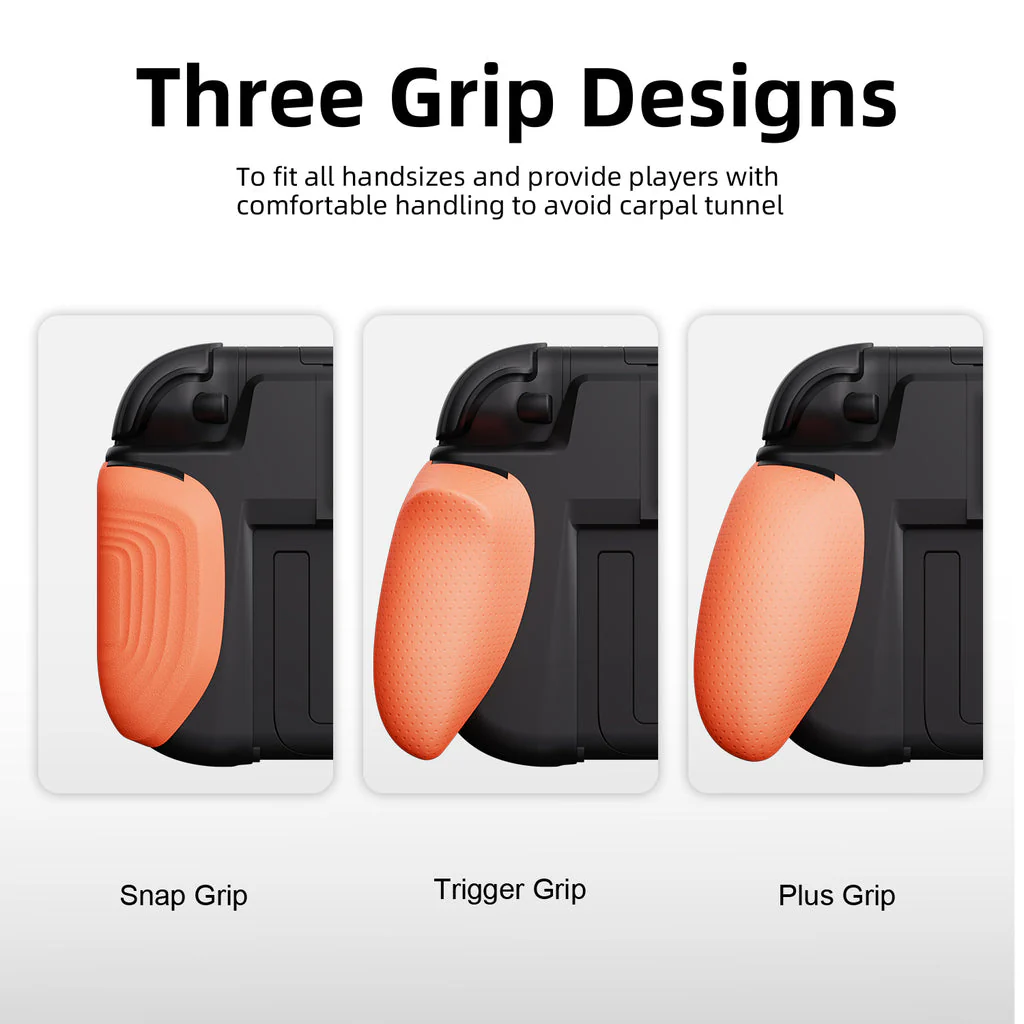 Skull & Co. NeoGrip for Nintendo Switch 2 (Black, Neon Blue/Red) - Image 4
