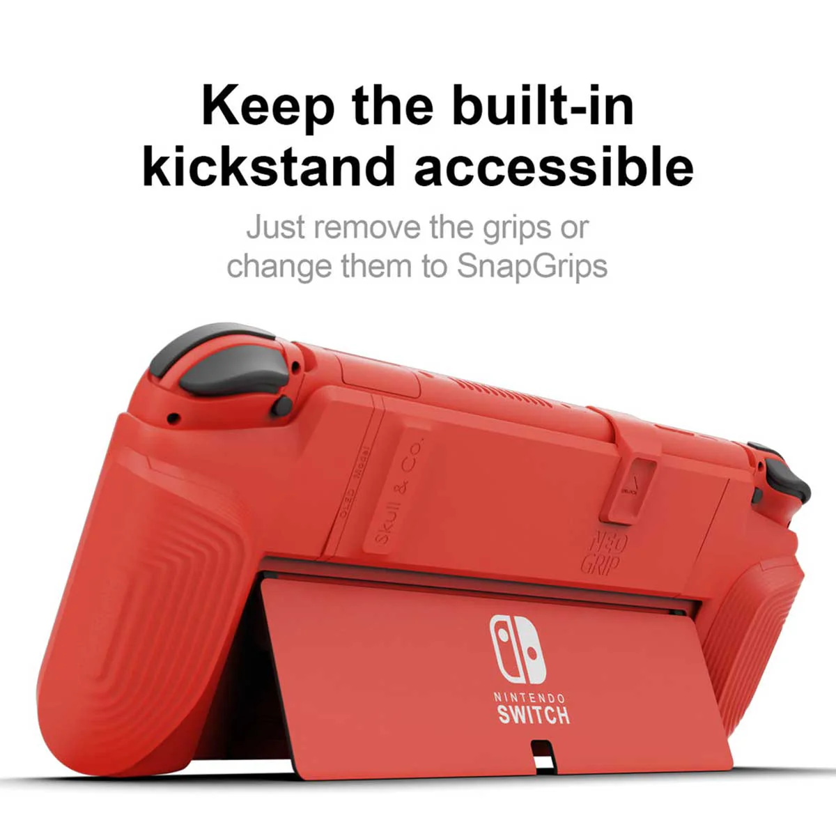 Skull & Co. Neogrip Limited Edition Mario Red For Switch/Switch OLED (NSNG-LTD-MR23) - Image 3