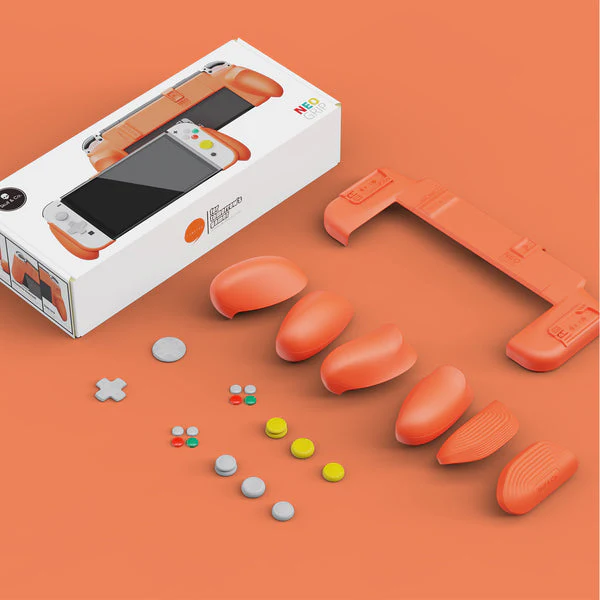 Skull & Co. NSW Neogrip Limited Edition NGC Orange For Switch OLED/Switch (NSNG-LTD-NGCO) - Image 3