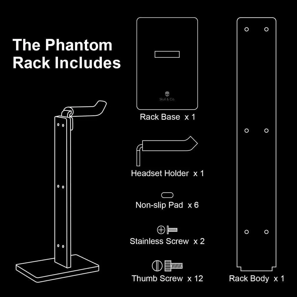 Skull & Co. Phantom Rack For Controllers & Gaming Accessories (ST-RK-TR) - Image 5