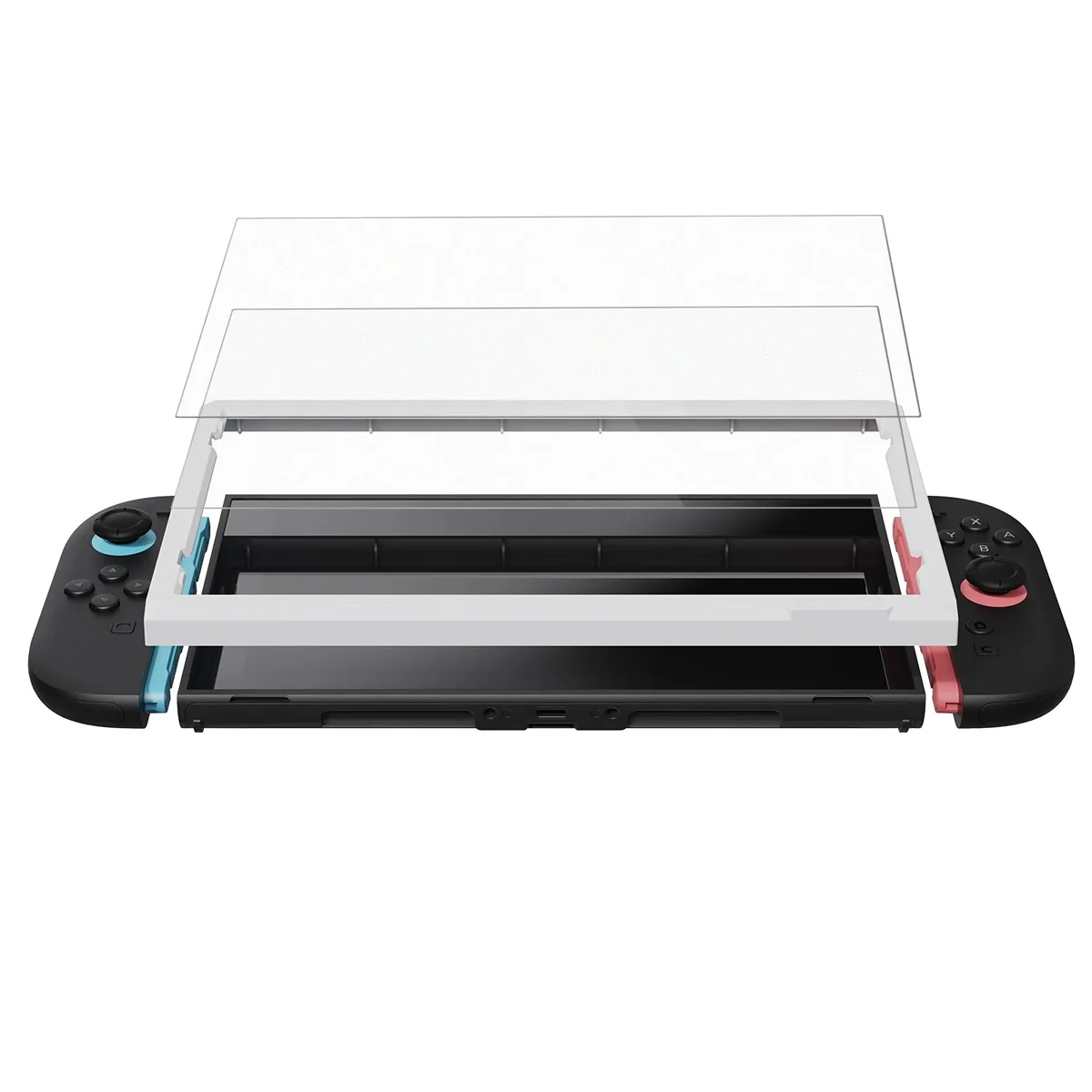 Skull & Co. Tempered Glass Screen Protector 9H Hardness / 0.26mm Ultra Thin HD Clarity with EZ-Align Frame 2-Pack for Nintendo Switch 2 (NS2SP2-P-G)