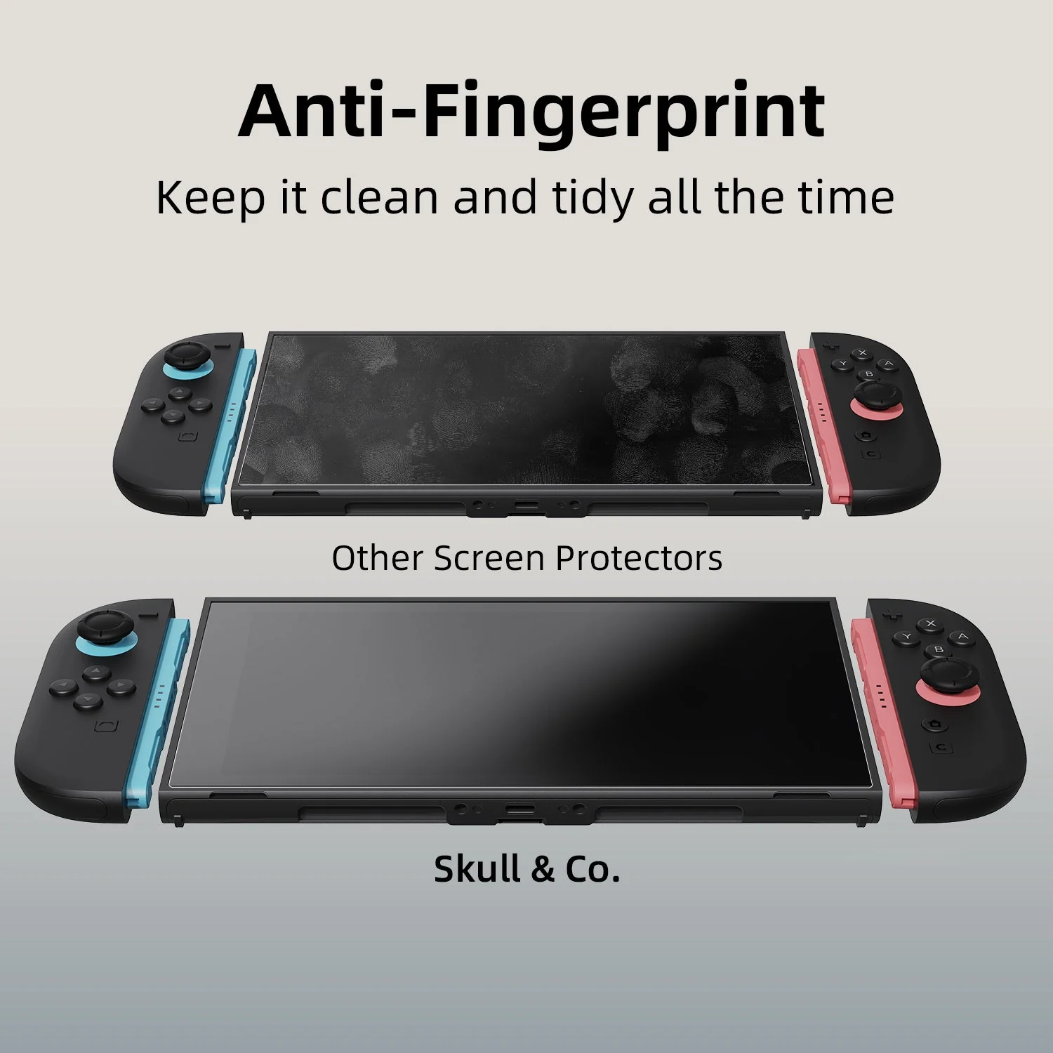 Skull & Co. Tempered Glass Screen Protector 9H Hardness / 0.26mm Ultra Thin HD Clarity with EZ-Align Frame 2-Pack for Nintendo Switch 2 (NS2SP2-P-G) - Image 5