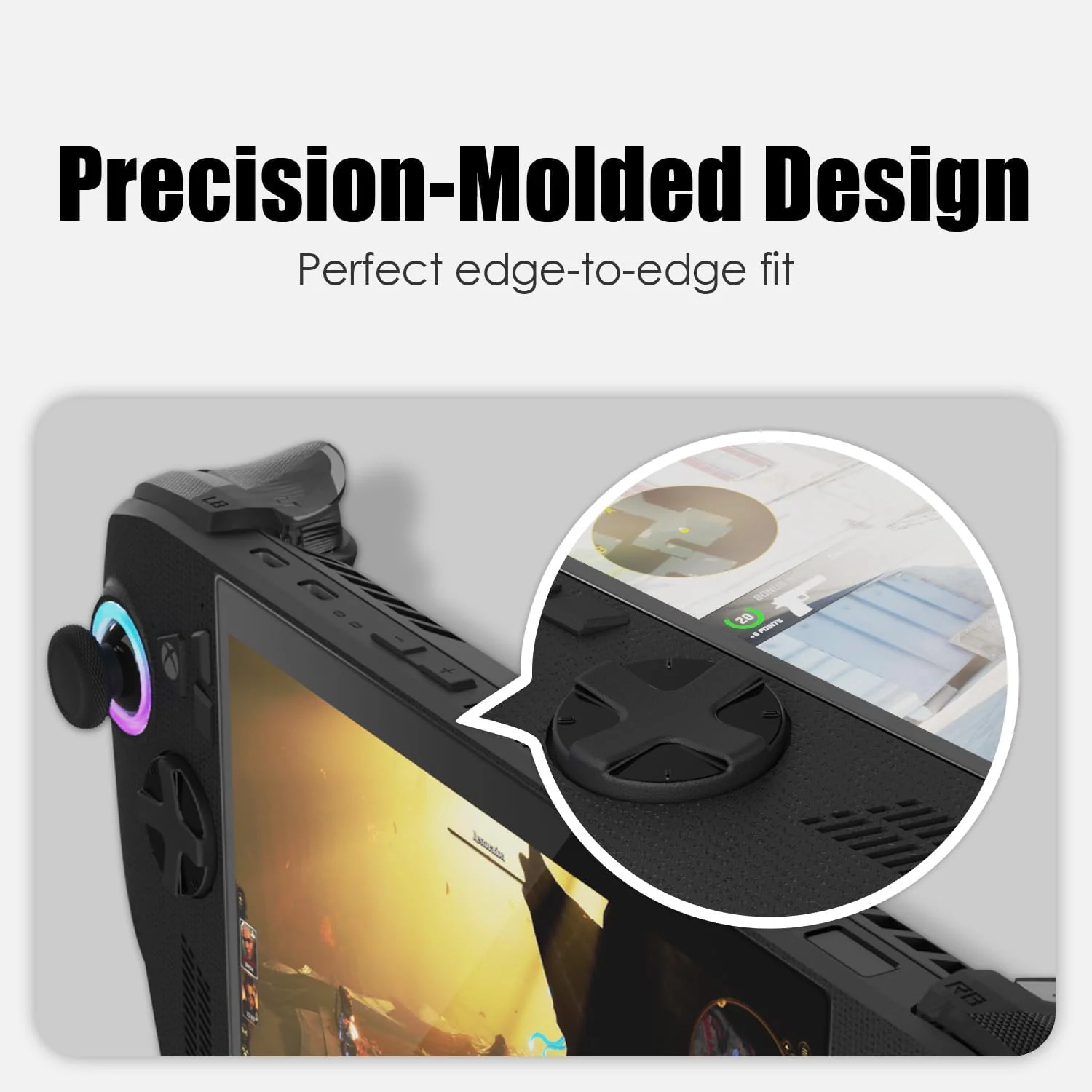 Skull & Co. Tempered Glass Screen Protector 9H Hardness / 0.26mm Ultra Thin with EZ-Align Frame 2-Pack for ROG Xbox Ally X / ROG Xbox Ally (XBSP2-P-G) - Image 3