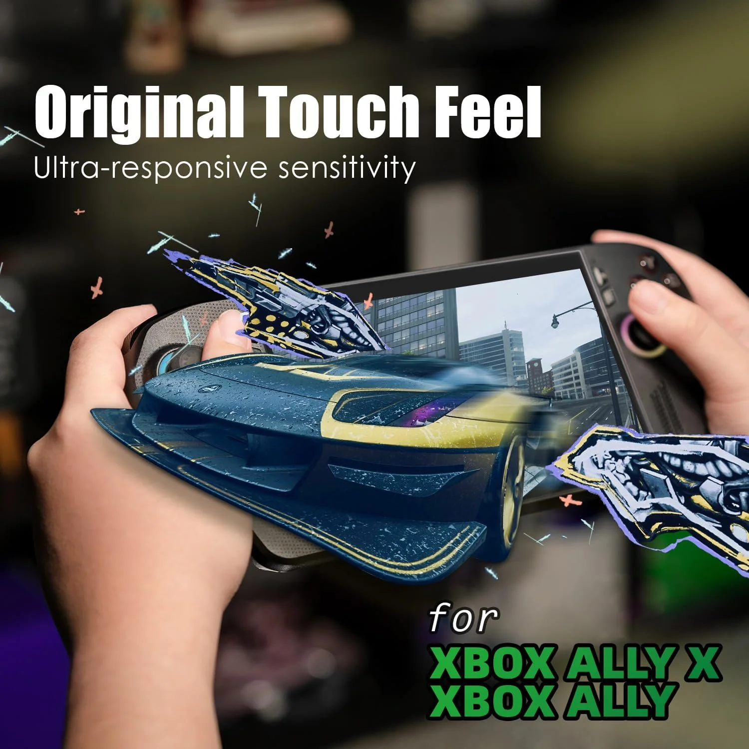 Skull & Co. Tempered Glass Screen Protector 9H Hardness / 0.26mm Ultra Thin with EZ-Align Frame 2-Pack for ROG Xbox Ally X / ROG Xbox Ally (XBSP2-P-G) - Image 4