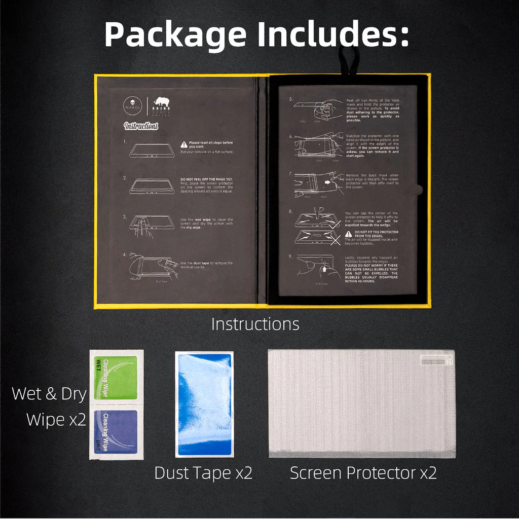 Skull & Co. Tempered Glass Screen Protector for Steam Deck 2-Pack (SDSP2) - Image 9