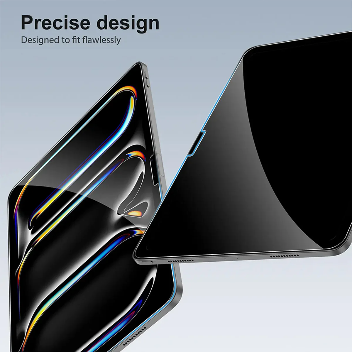 SODI Glass Screen Protector with Cameralens Protector for iPad Pro 11 (2024) (2 Pack) - Image 8