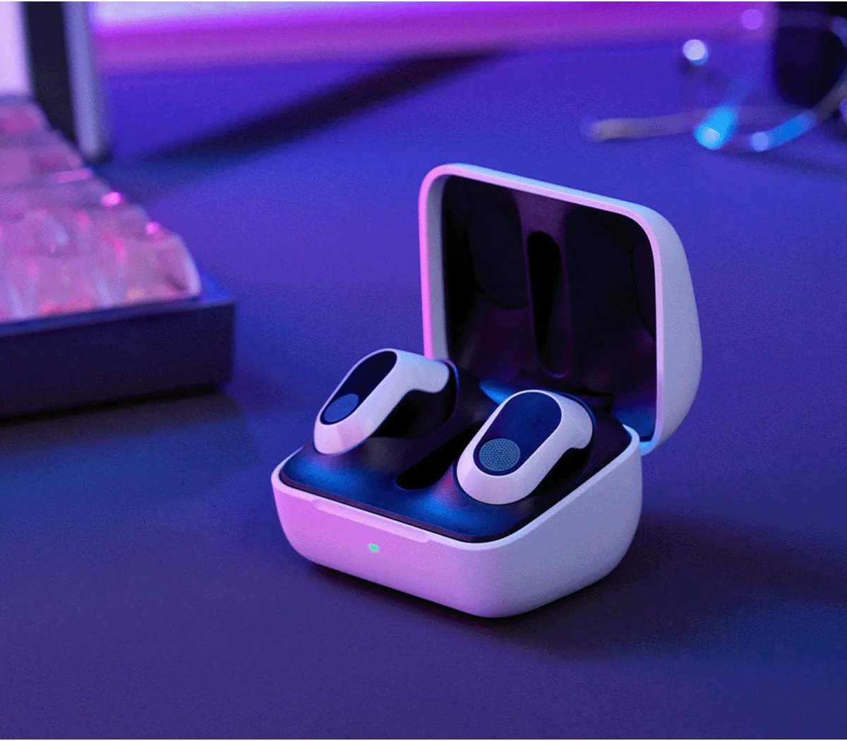 Sony Inzone Buds Truly Wireless Noise Cancelling Gaming Earbuds (Black, White, Glass Purple) - Image 16