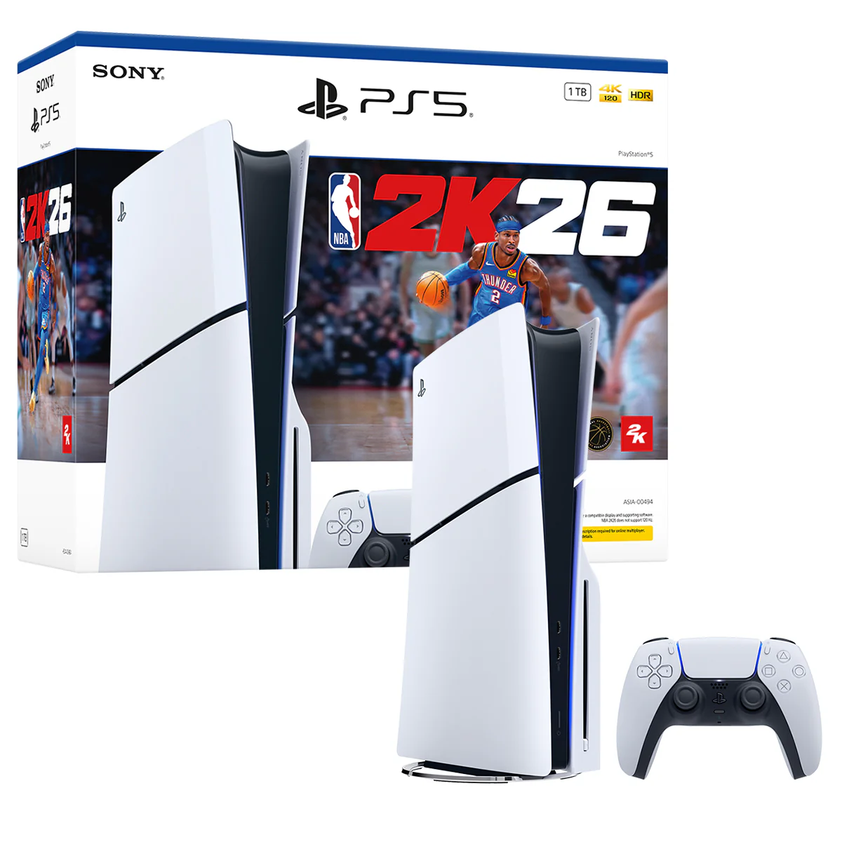 Sony Playstation PS5 Console Slim Disc Version NBA 2K26 Bundle - Image 6