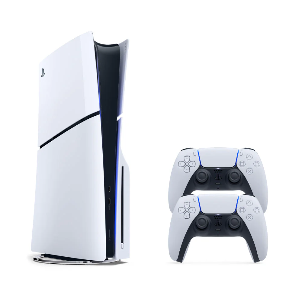 Sony Playstation PS5 Slim Console Two Dualsense Wireless Controllers Bundle (Asia-00497) With Official Playstation Warranty - Image 3