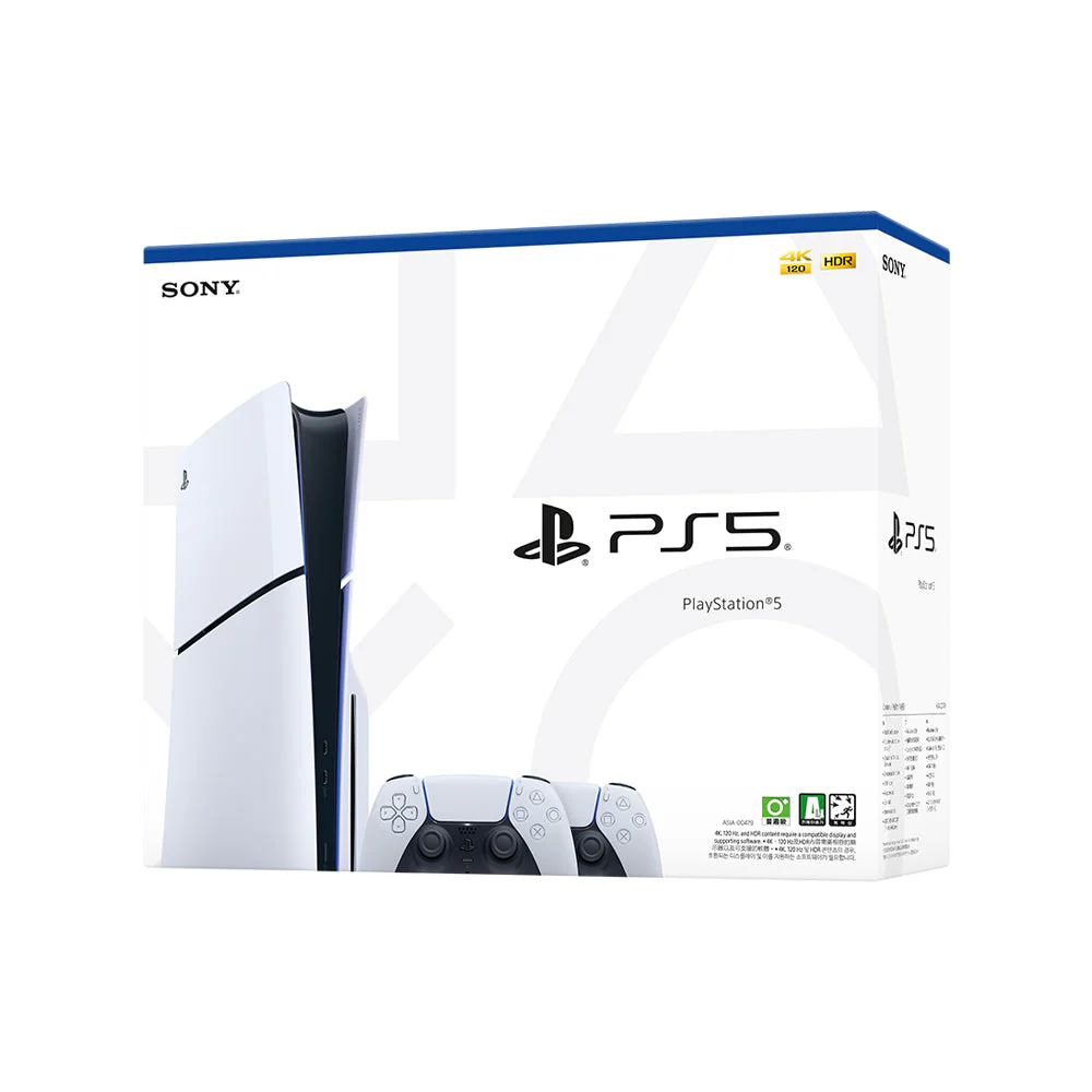 Sony Playstation PS5 Slim Console Two Dualsense Wireless Controllers Bundle (Asia-00497) With Official Playstation Warranty - Image 5