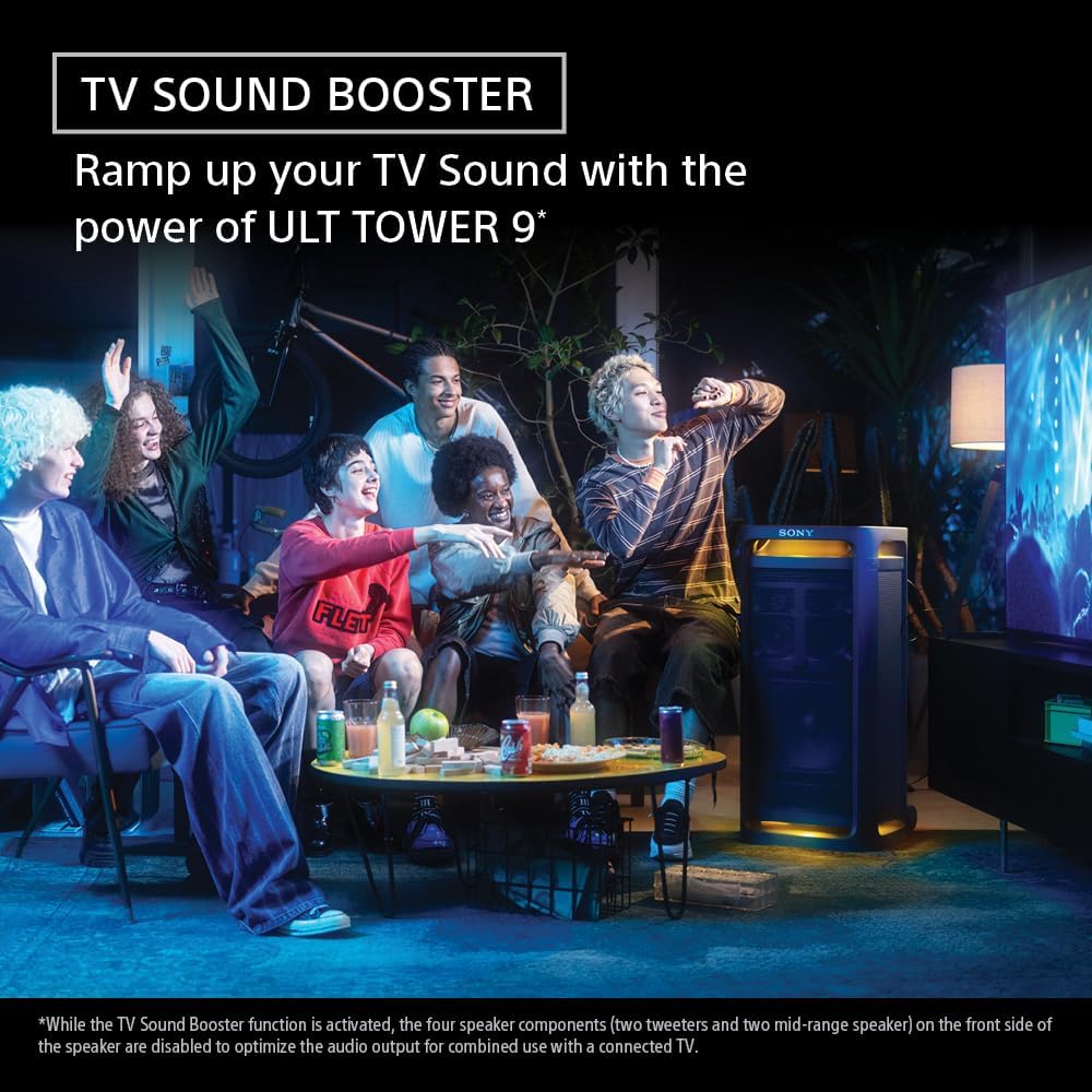 Sony ULT Power Sound Tower 9 Party Speaker + Wireless Handheld Microphone - Image 4