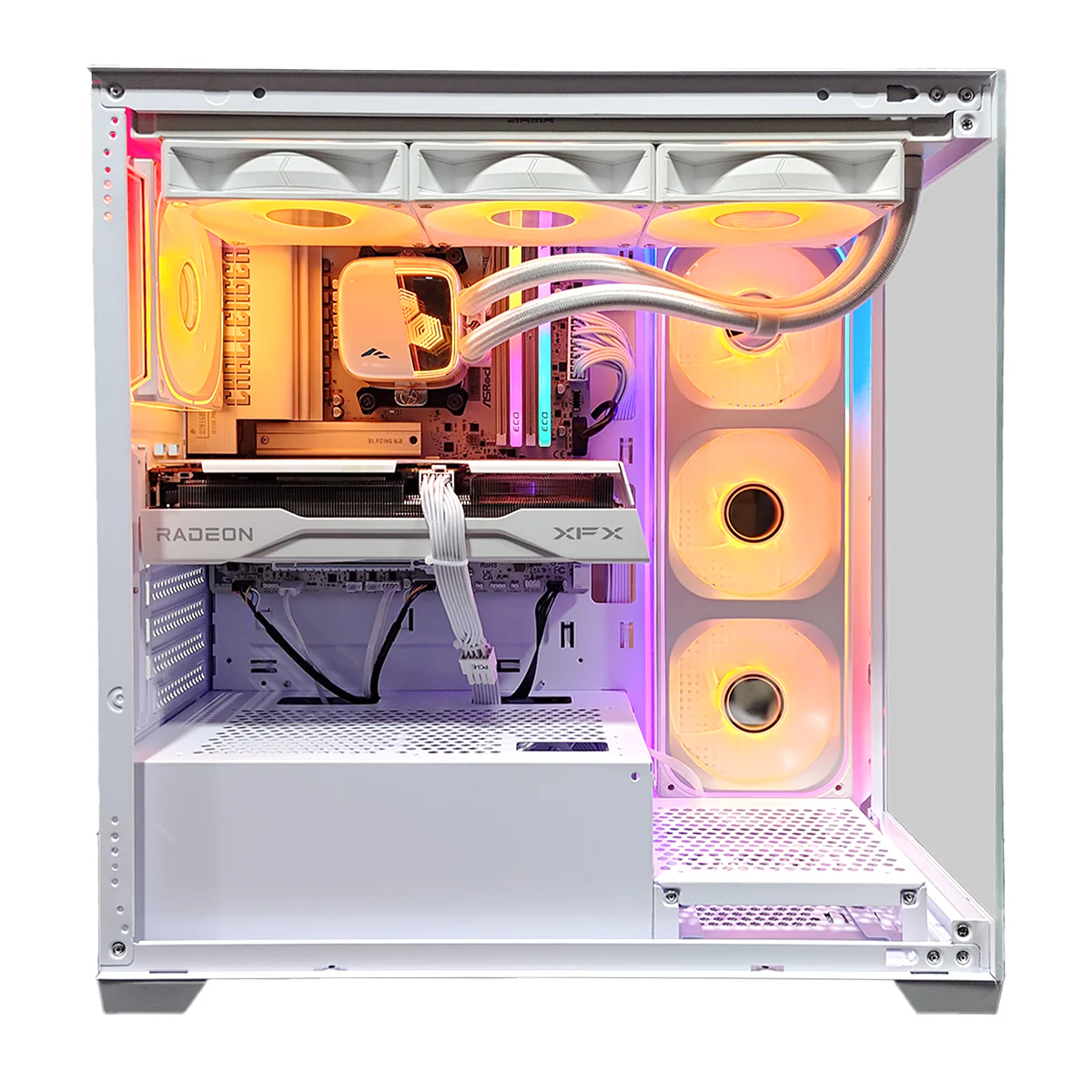 Sophos C72 White Desktop Gaming PC | AMD Ryzen 7 9700X | 32GB (2x16GB) RAM | 1TB SSD | RX 9060 XT | Windows 11 Pro - Image 2