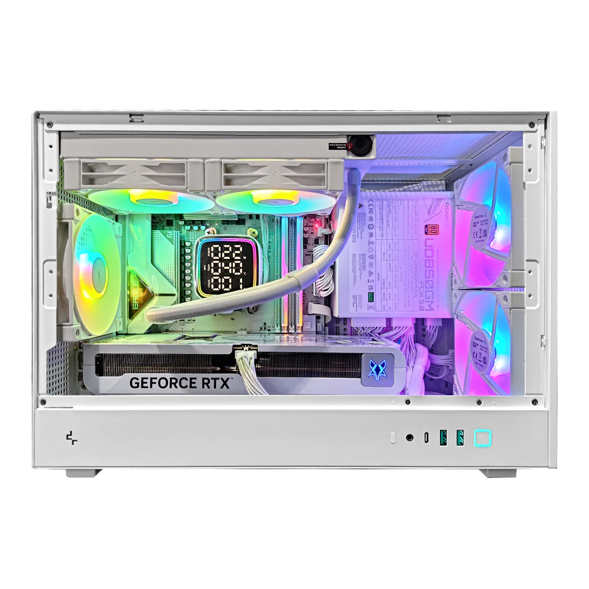 Sophos CH260 White Desktop Gaming PC | AMD Ryzen 7 7700X | 32GB RAM | 1TB SSD with WiFi + Bluetooth | GeForce RTX 5070 OC | Windows 11 Pro - Image 2