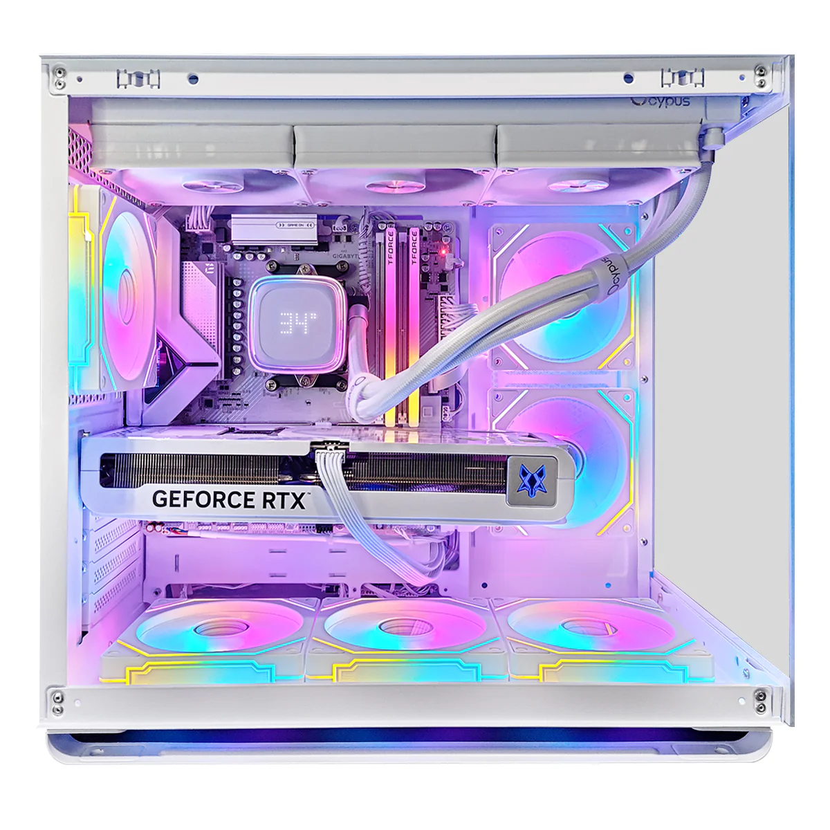 Sophos Iota C70 White Desktop Gaming PC | AMD Ryzen 7 7700X | 32GB RAM | 1TB SSD | RTX 5070 | Windows 11 Pro - Image 2