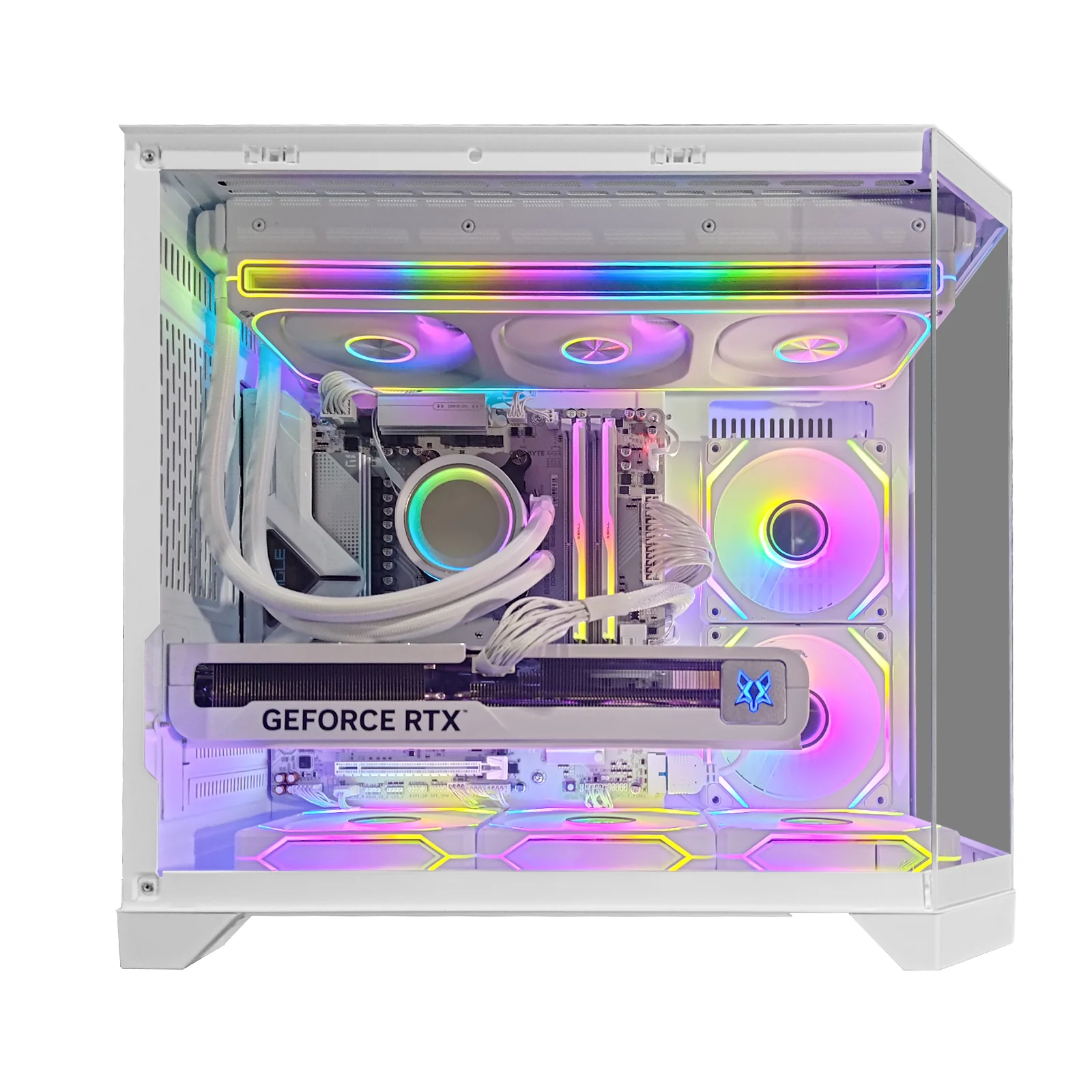 Sophos Spectra White Desktop Gaming PC | AMD Ryzen 7 7700X | 32GB RAM | 1TB SSD | RTX 5070 | Windows 11 Pro - Image 2