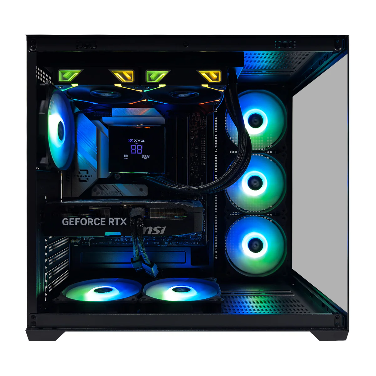 Sophos Tesseract X 50 Black Desktop Gaming PC | Intel i7 14700 | 32GB RAM | 1TB SSD | RTX 5070 OC | Windows 11 Pro - Image 2