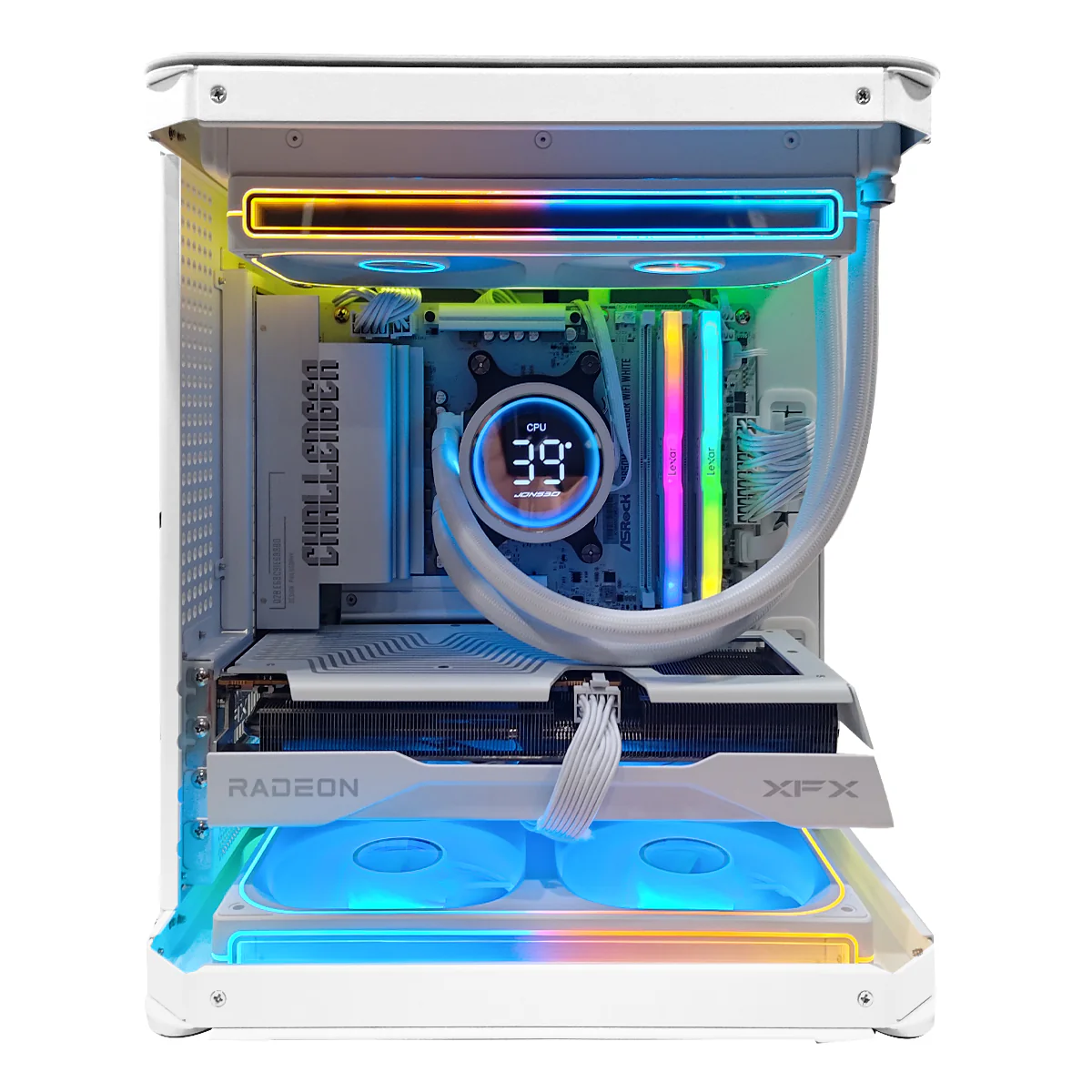 Sophos TK-1 White Desktop Gaming PC | AMD Ryzen 7 9700X | 32GB (2X16GB) RAM | 1TB SSD | RX 9060 XT | Windows 11 Pro - Image 2