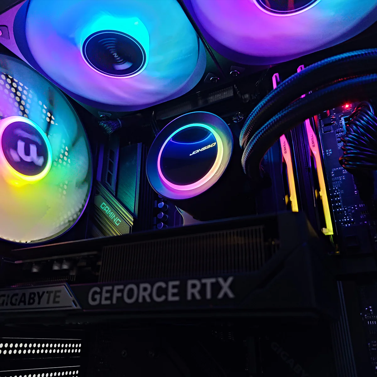 Sophos View 270 Matcha Green Desktop Gaming PC | AMD Ryzen 7 9700X | 32GB RAM | 1TB SSD | RTX 5060 TI | Windows 11 Pro - Image 3