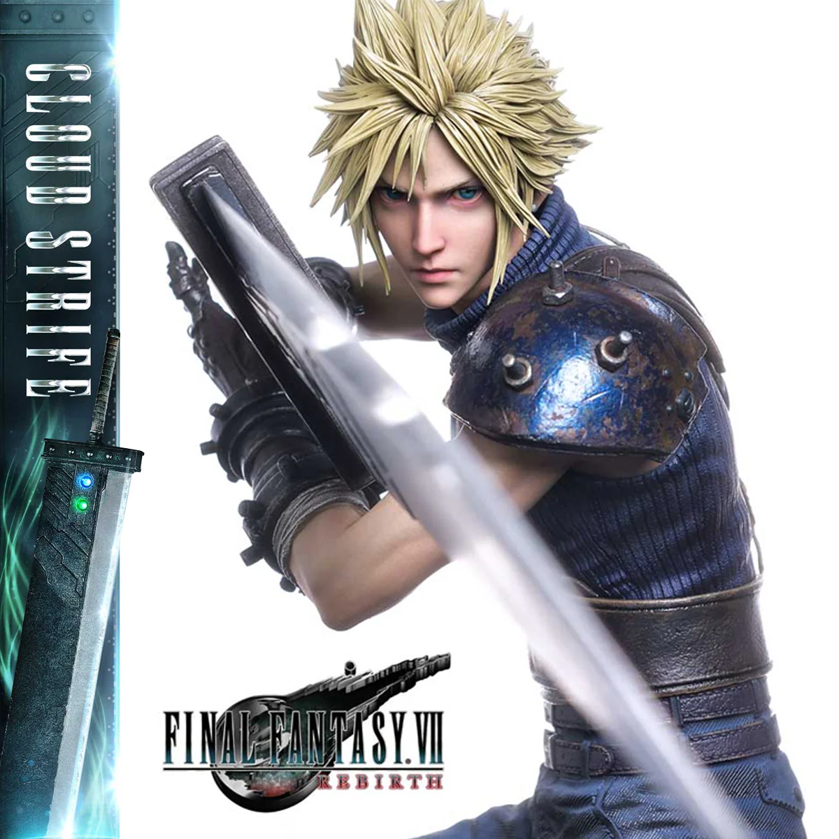 Square Enix Masterline Final Fantasy VII Rebirth 1/4 Scale Cloud Strife (Deluxe DX Ver.) - Image 14