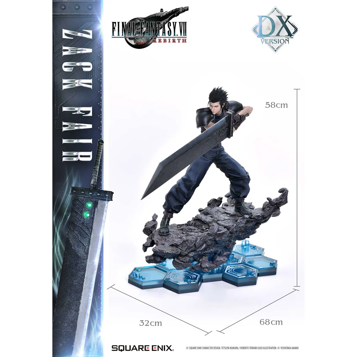 Square Enix Masterline Final Fantasy VII Rebirth 1/4 Scale - Zack Fair Deluxe DX version Pre-Order Payment - Image 10