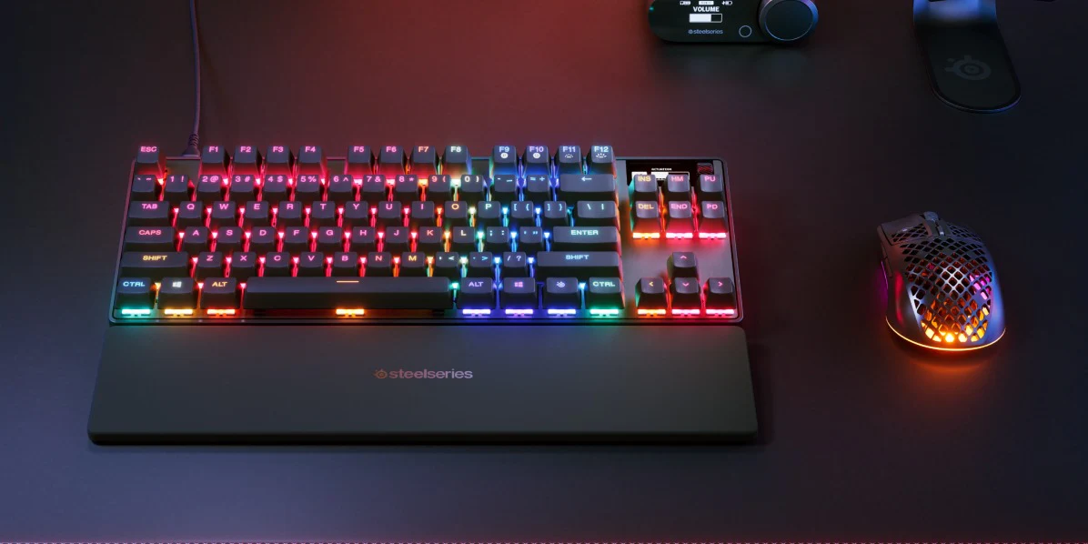 SteelSeries Apex Pro TKL Gen 3 Adjustable Mechanical Switch Wired Gaming Keyboard (64740) - Image 5