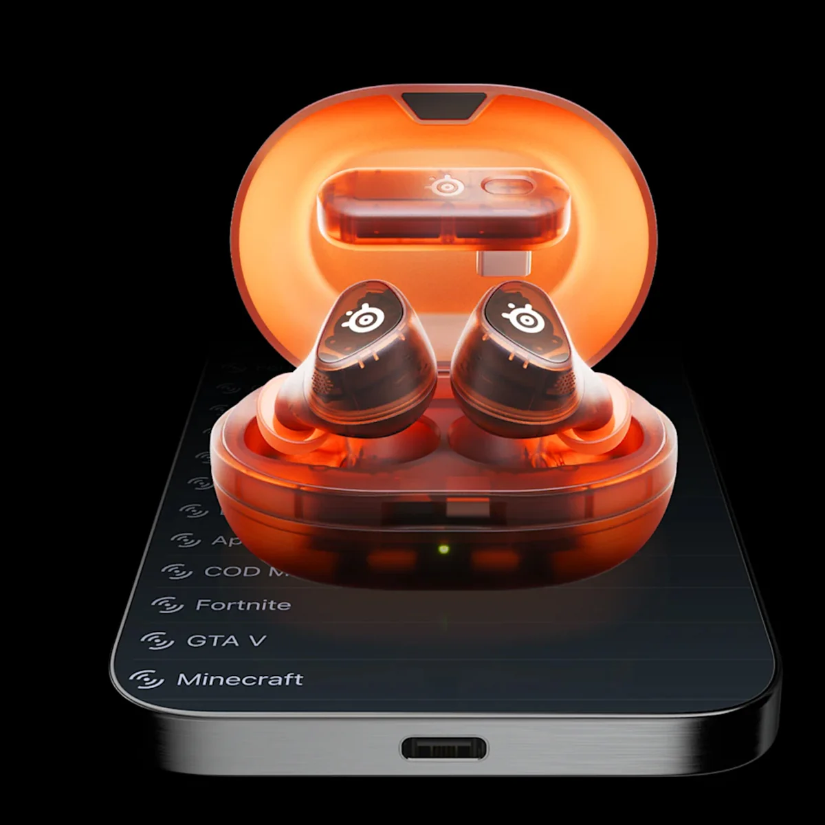 SteelSeries Arctis Gamebuds for Playstation (Black, Glorange, White) - Image 15