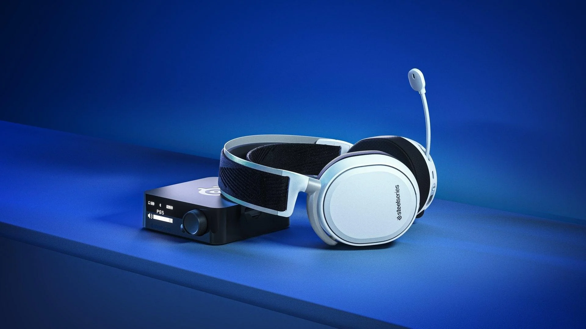 STEELSERIES ARCTIS PRO WIRELESS WHITE GAMING HEADSET (PN61474) - Image 5