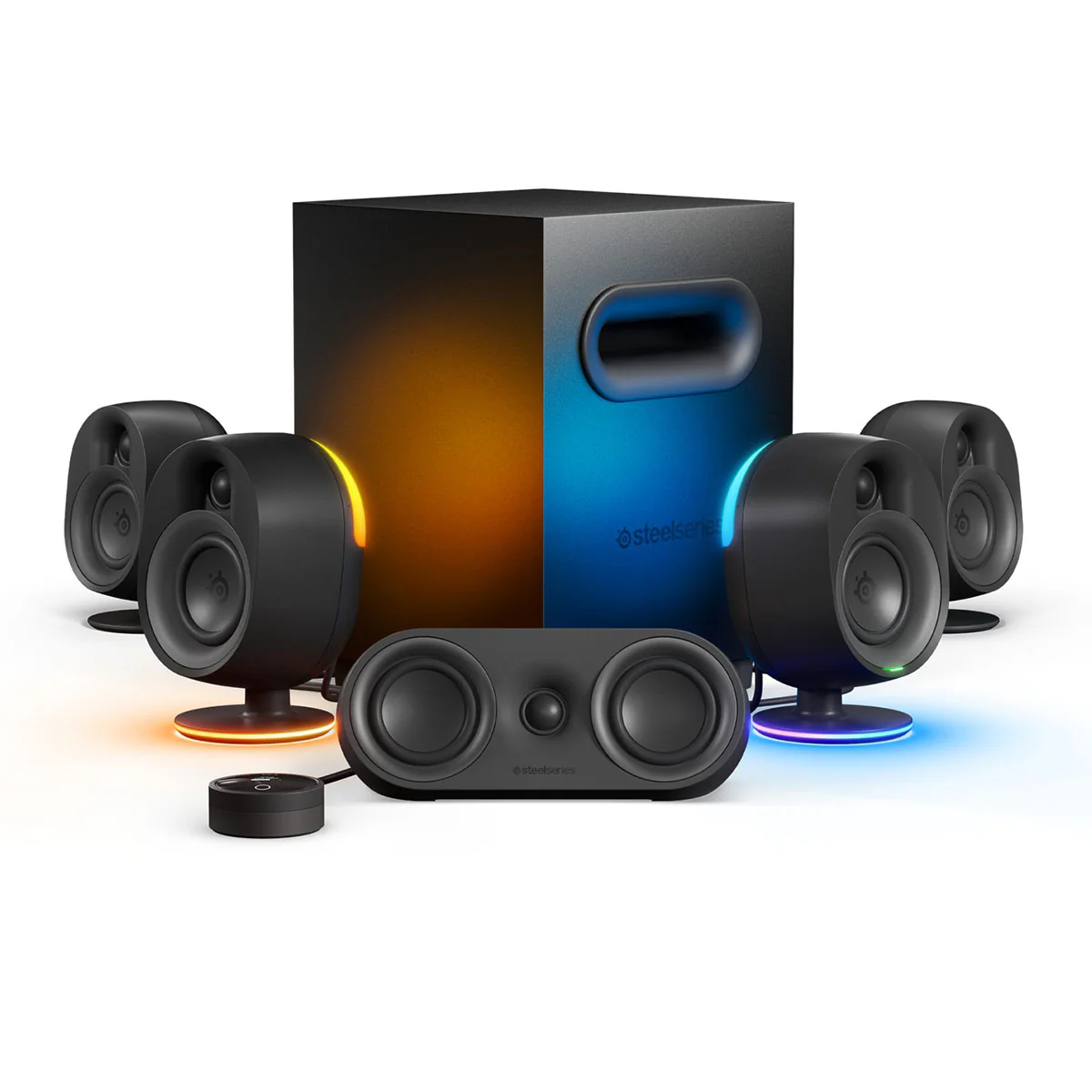 Steelseries Arena 9 Immersive 5.1 Gaming Speaker System With Reactive Illumination - Image 2