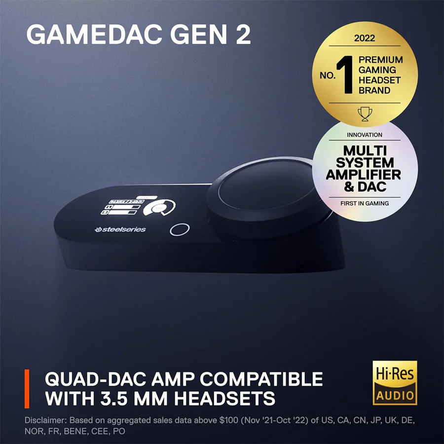 SteelSeries GameDAC Gen2 Hi-Res Certified DAC (60262) - Image 5