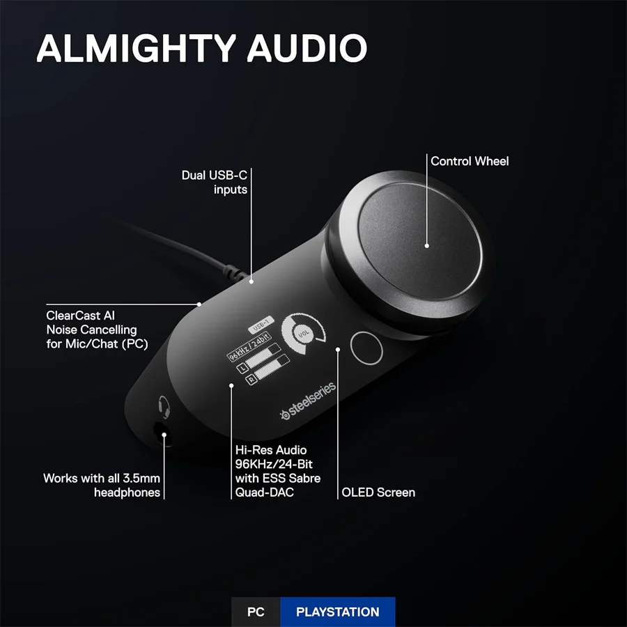 SteelSeries GameDAC Gen2 Hi-Res Certified DAC (60262) - Image 6